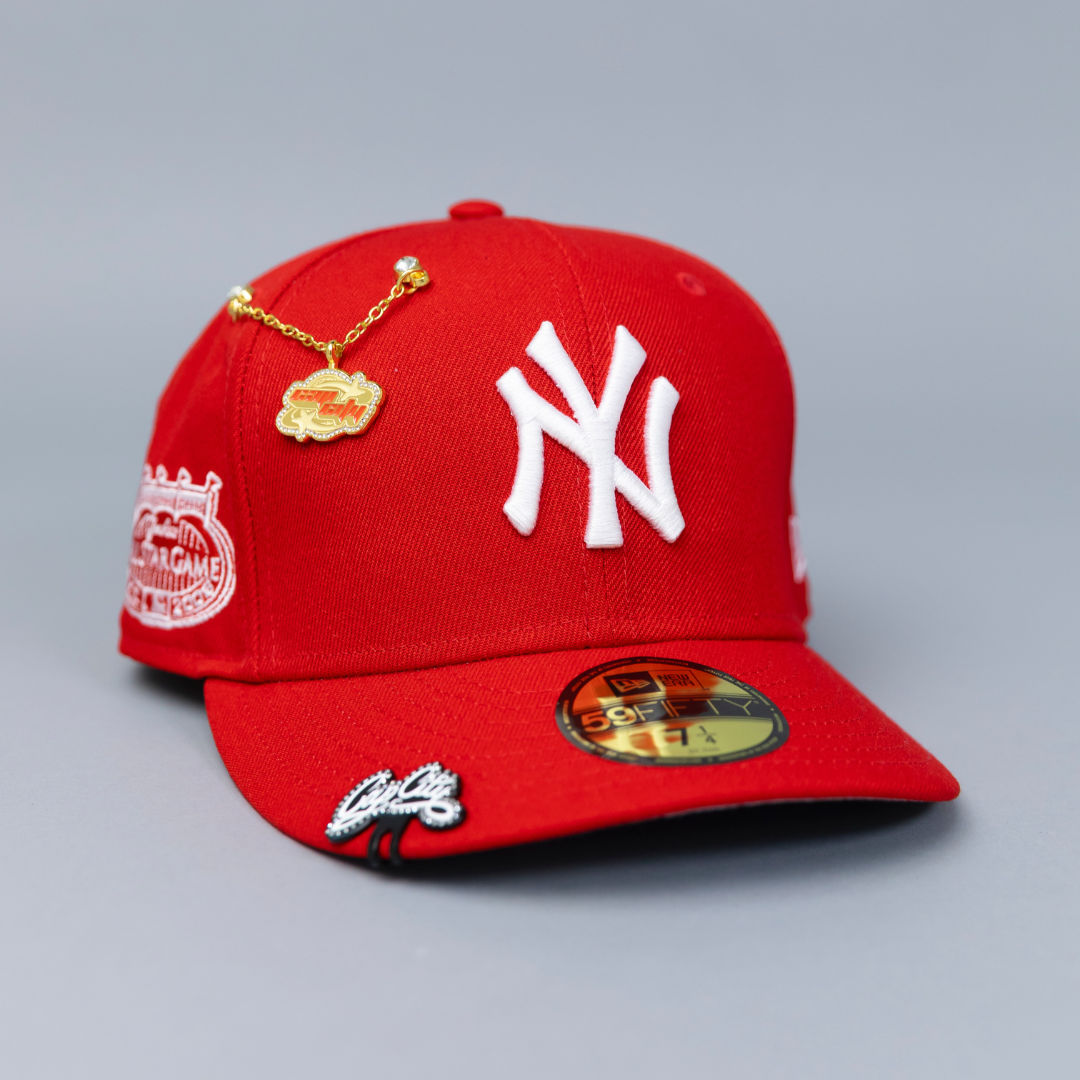 NEW ERA EXCLUSIVE 59FIFTY BLACK NEW YORK YANKEES W/ ALL STAR GAME SIDE PATCH