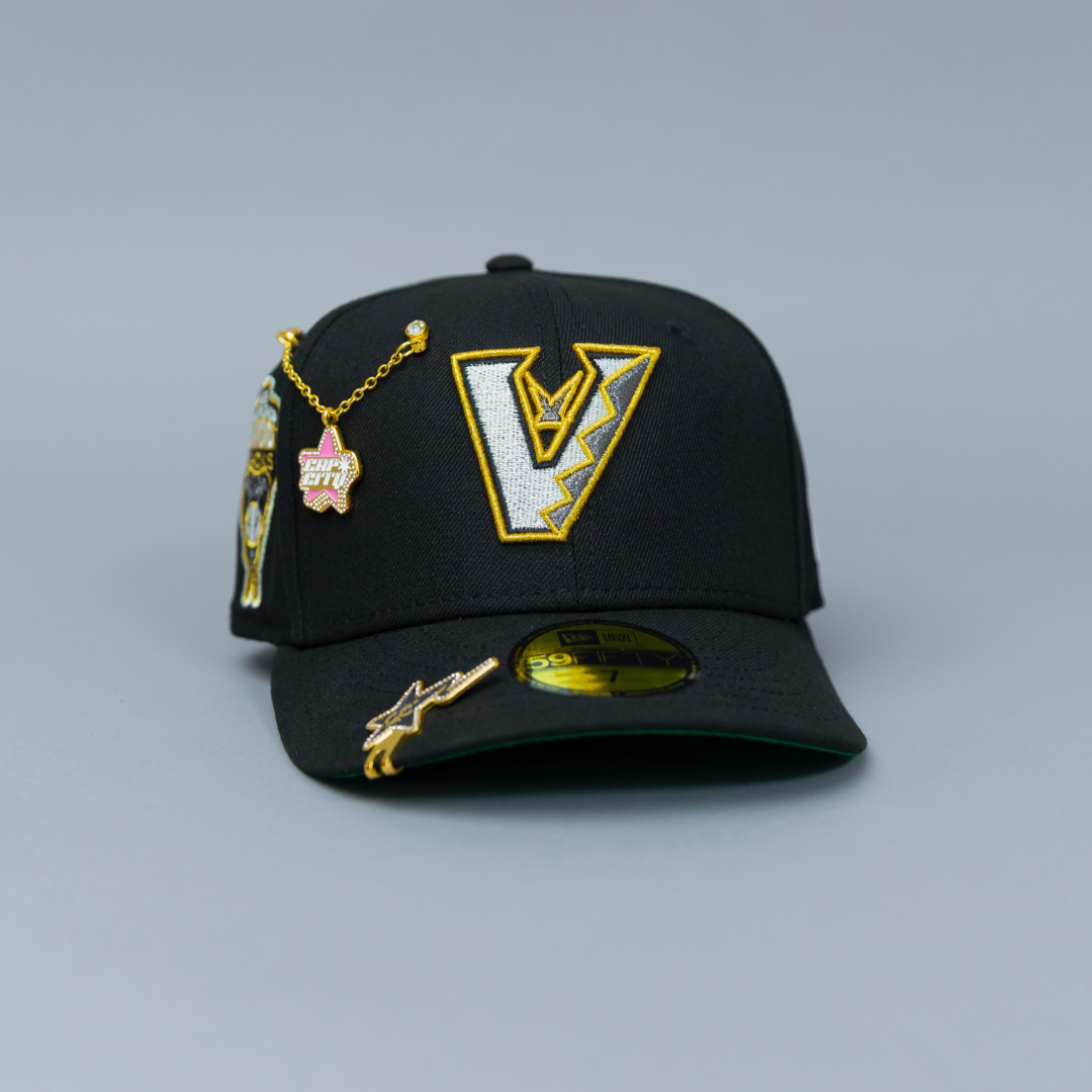 NEW ERA EXCLUSIVE 59FIFTY BLACK UPSIDE DOWN ARIZONA DIAMONDBACKS W/ 1998 INAUGURAL SEASON SIDE PATCH