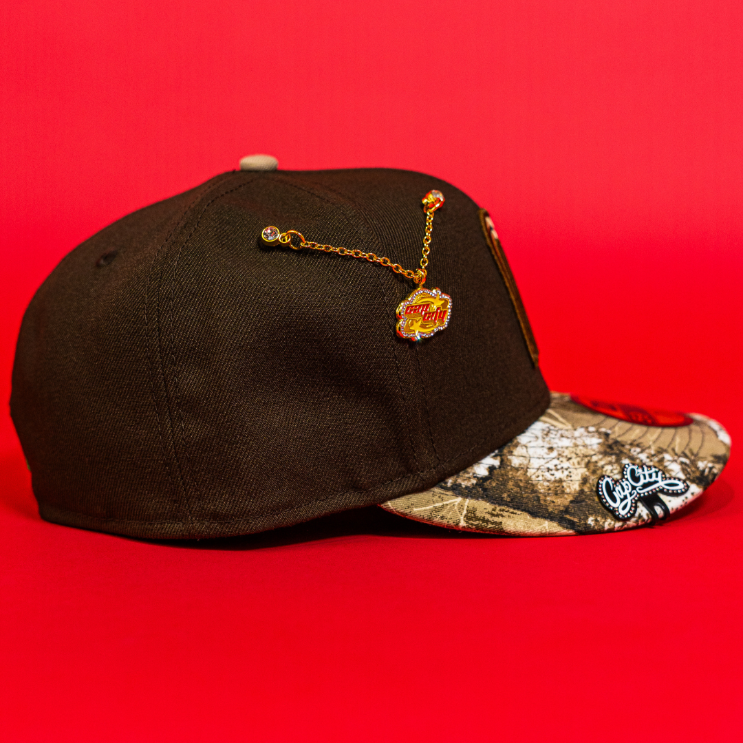 NEW ERA EXCLUSIVE 59FIFTY WALNUT/ REALTREE MEXICO 2025 WORLD BASEBALL CLASSIC TWO TONE