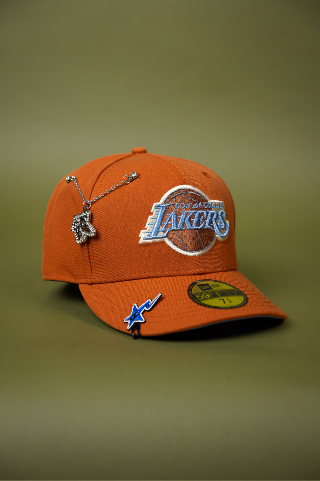 NEW ERA EXCLUSIVE 59FIFTY RUST LOS ANGELES LAKERS