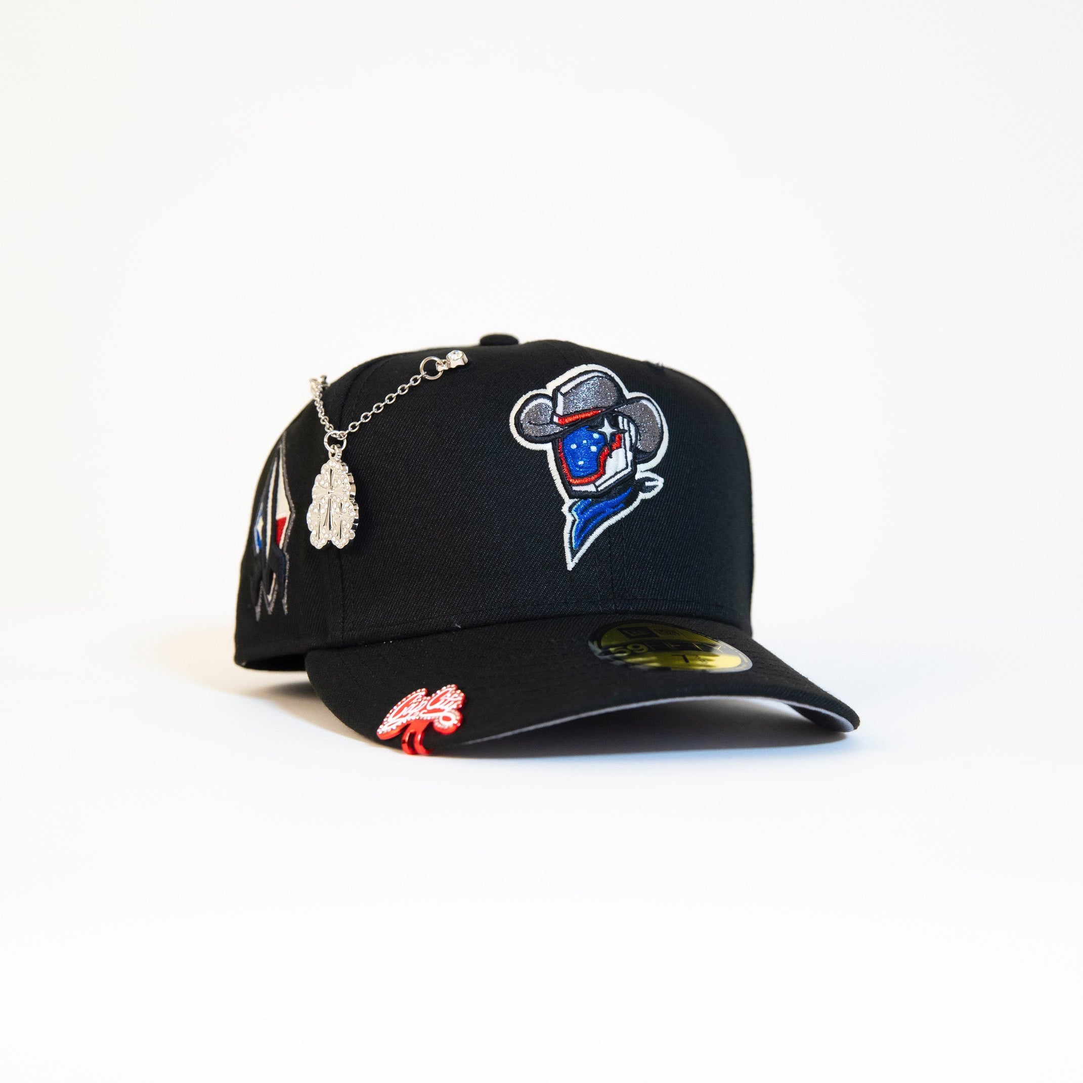 NEW ERA EXCLUSIVE 59FIFTY BLACK "SPACE ISLAND COWBOYS" W/ SIDE PATCH