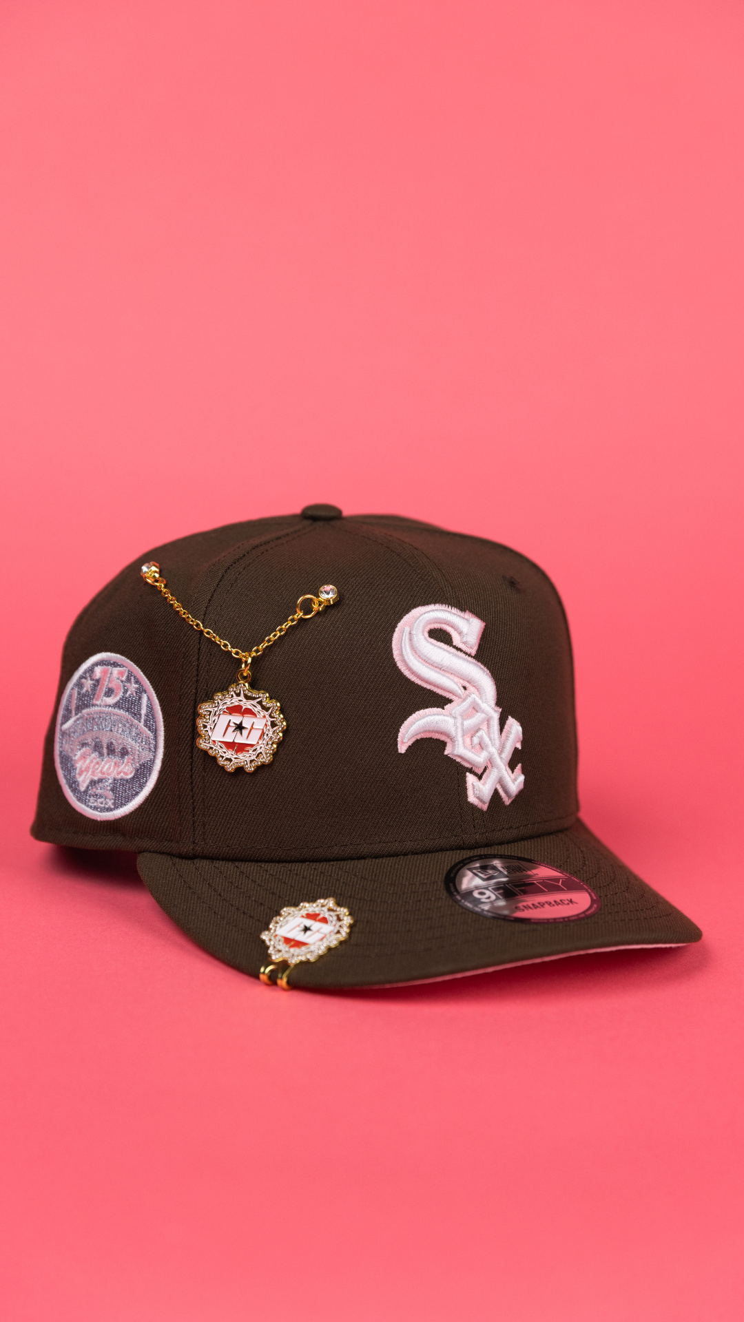 NEW ERA EXCLUSIVE 9FIFTY BROWN CHICAGO WHITE SOX SNAPBACK W/ COMISKEY PARK SIDE PATCH