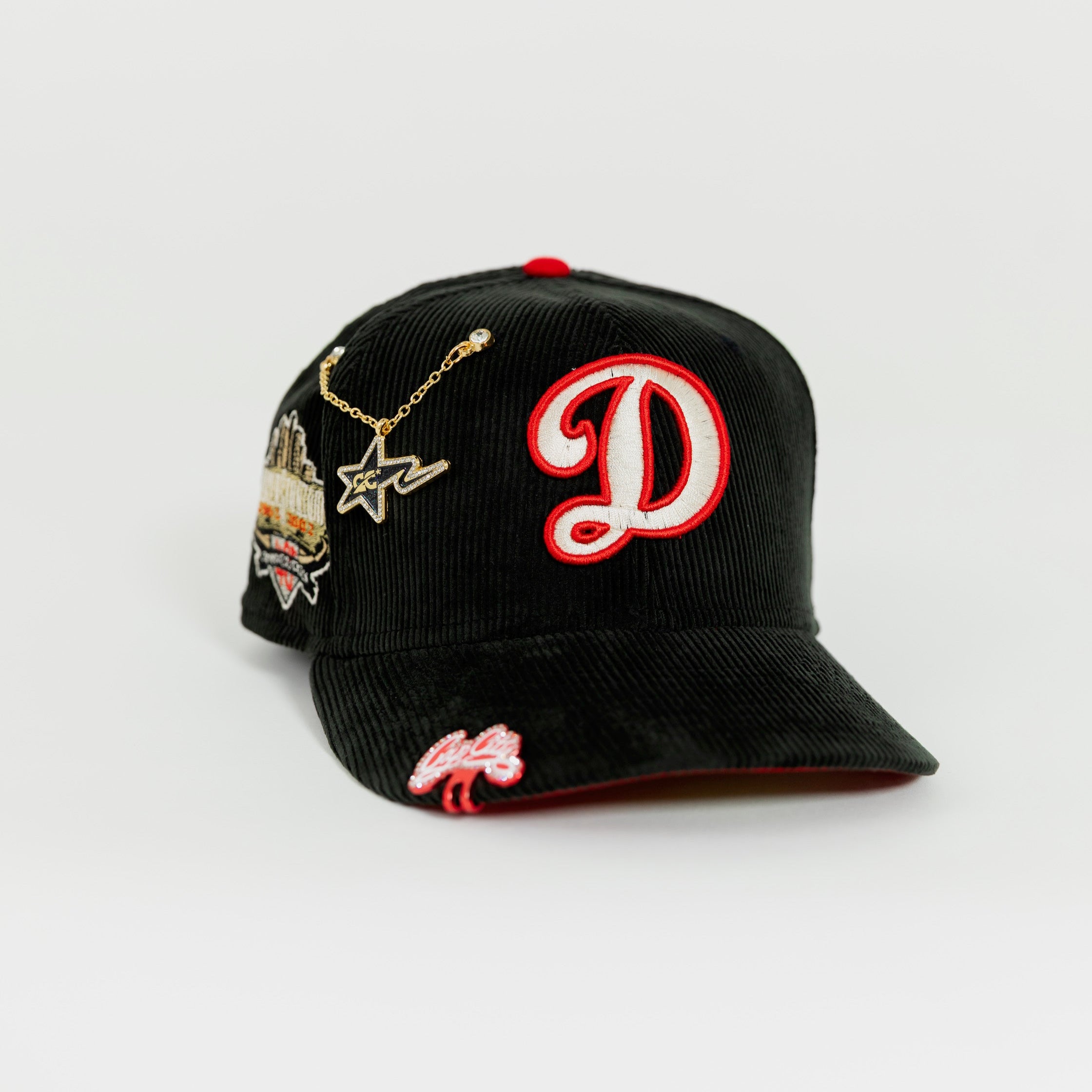 NEW ERA EXCLUSIVE 59FIFTY CORDUROY LOS ANGELES DODGERS W/ 40TH ANNIVERSARY SIDE PATCH