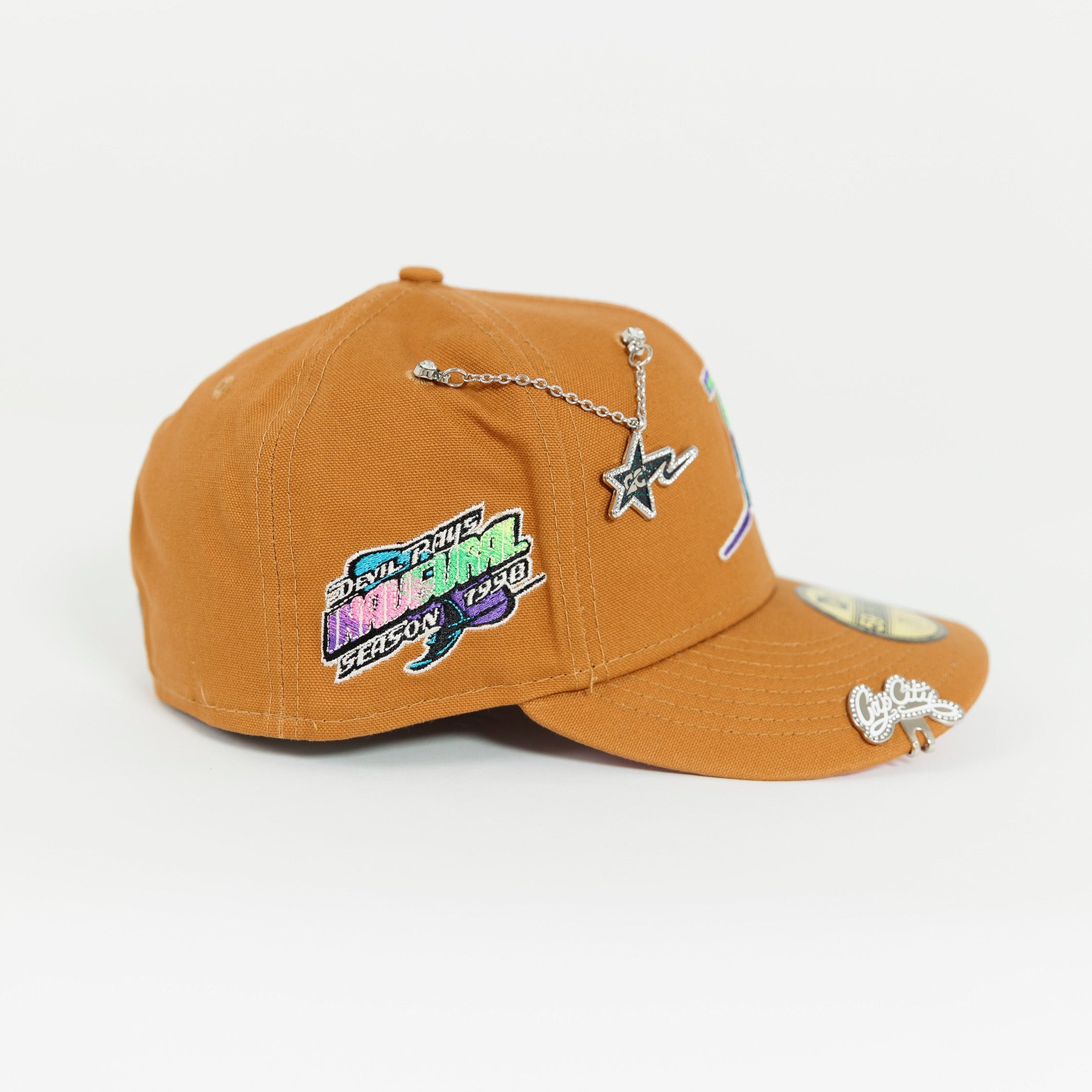 EXCLUSIVO NEW ERA 59FIFTY CERRADA RED TAMPA BAY RAYS CON PARCHE DEL 10.º ANIVERSARIO