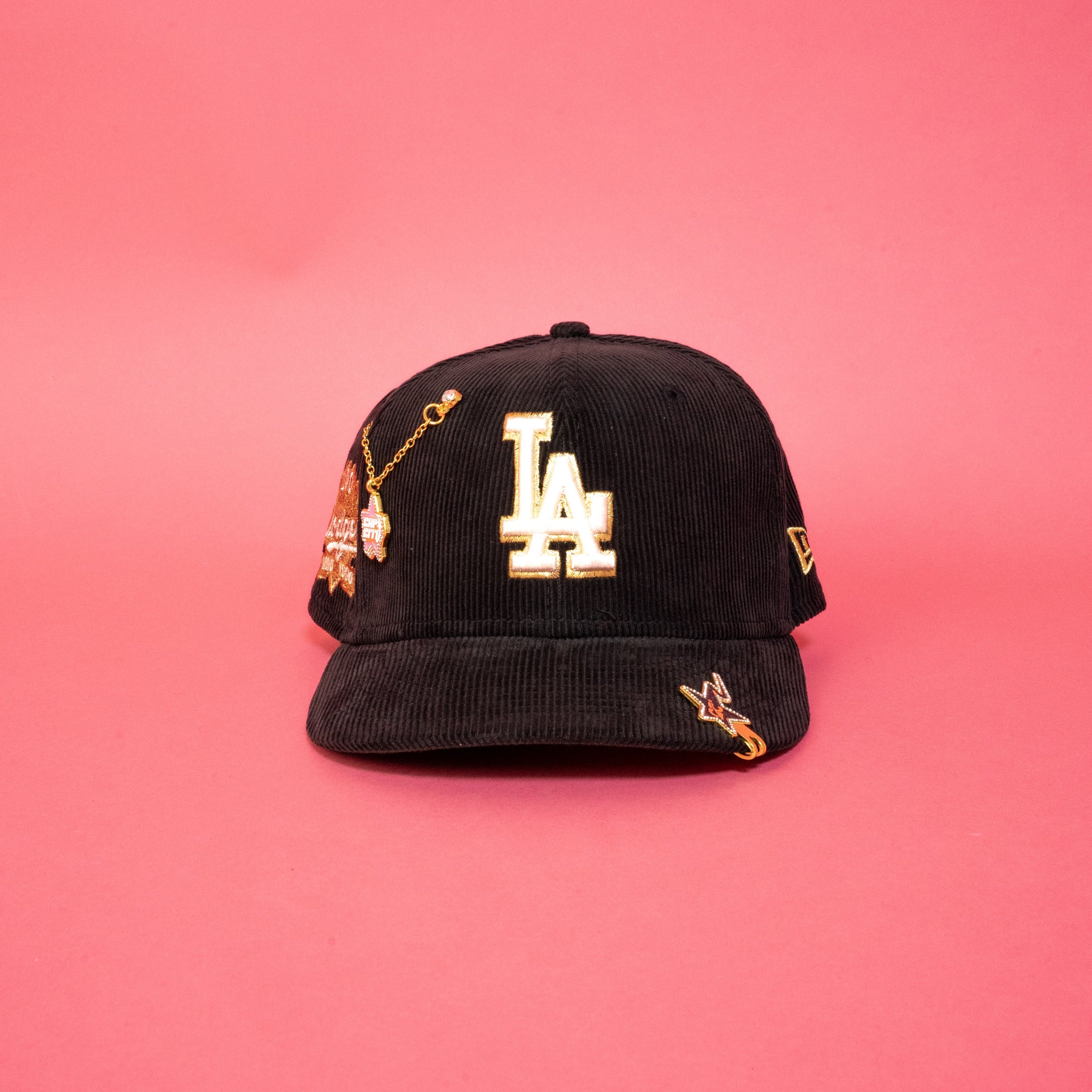NEW ERA EXCLUSIVE 59FIFTY CORDUROY LOS ANGELES DODGERS W/ 100TH ANNIVERSARY SIDE PATCH