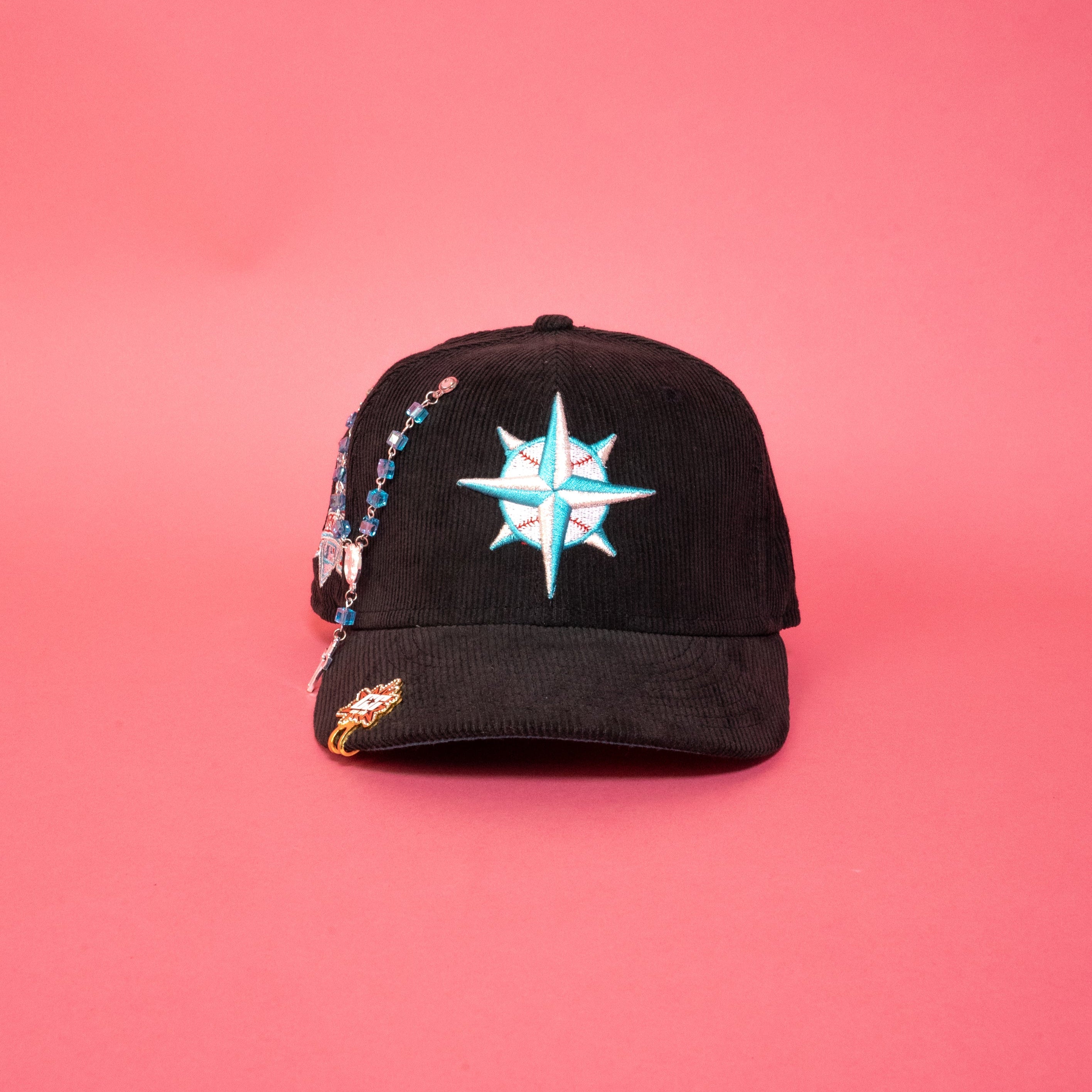 NEW ERA EXCLUSIVE 59FIFTY CORDUROY SEATTLE MARINERS W/ ALL STAR GAME SIDE PATCH