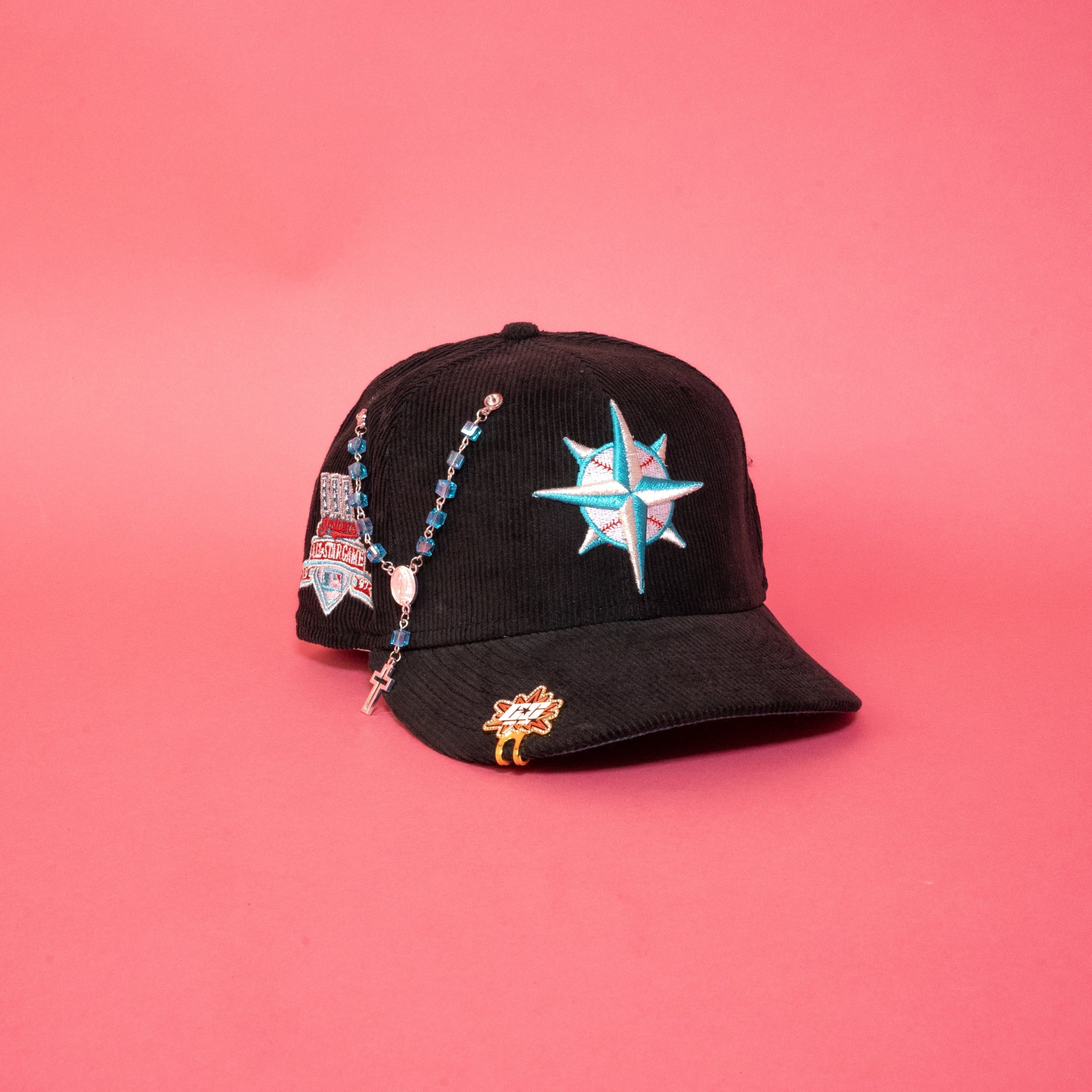 NEW ERA EXCLUSIVE 59FIFTY CORDUROY SEATTLE MARINERS W/ ALL STAR GAME SIDE PATCH