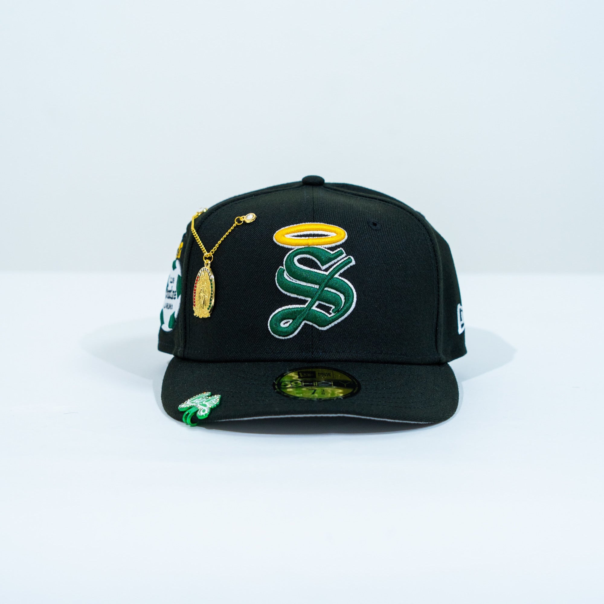 NEW ERA EXCLUSIVE 59FIFTY BLACK "SANTOS LAGUNA" W/ CLUB SANTOS LAGUNA SIDE PATCH