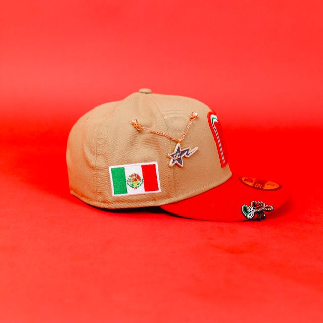 EXCLUSIVO NEW ERA 59FIFTY NAVY CORDUROY/ICY MEXICO DOS TONOS CON PARCHE LATERAL BANDERA DE MÉXICO