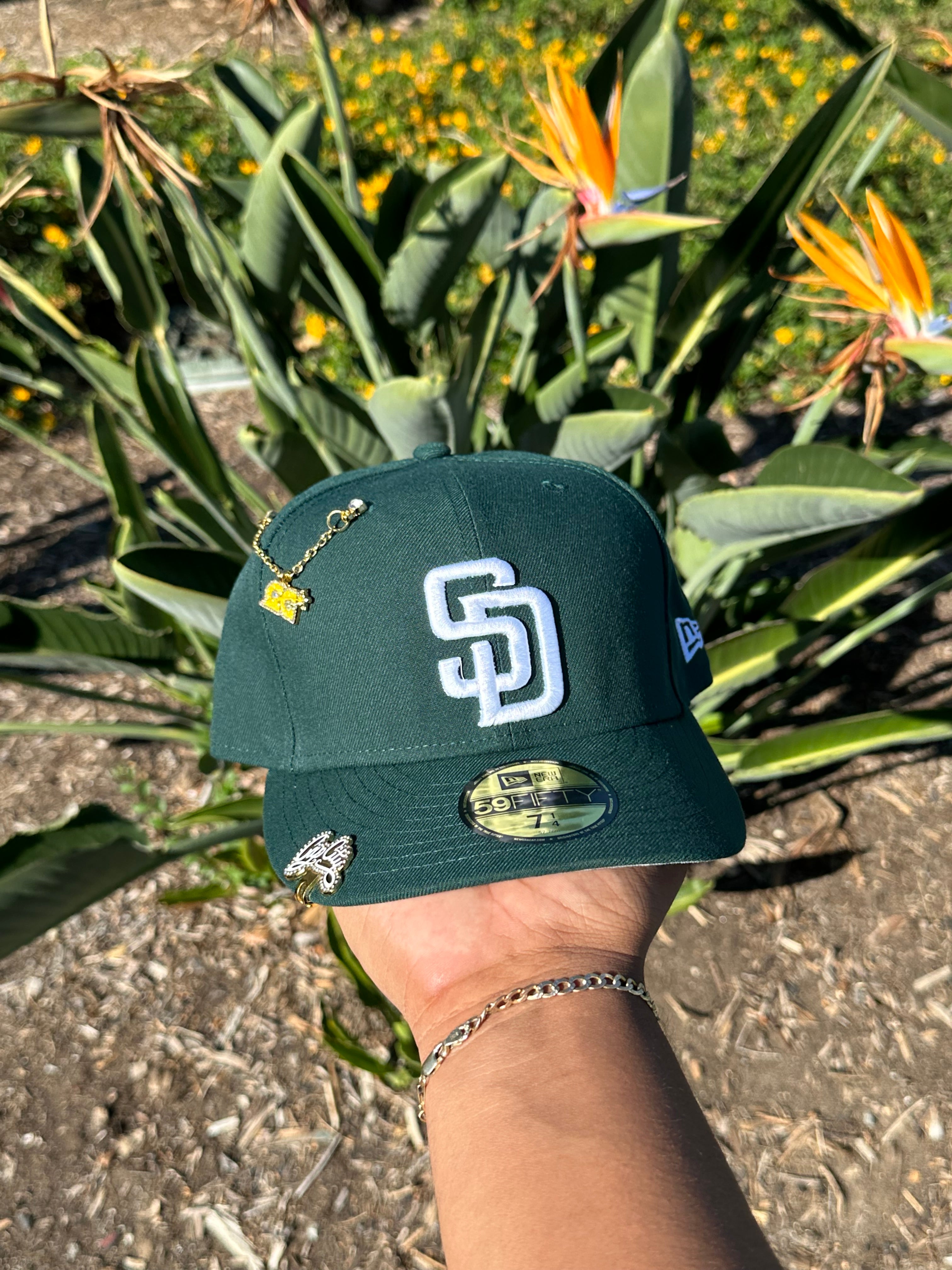 NEW ERA EXCLUSIVE NEW ERA 59FIFTY DARK GREEN SAN DIEGO PADRES