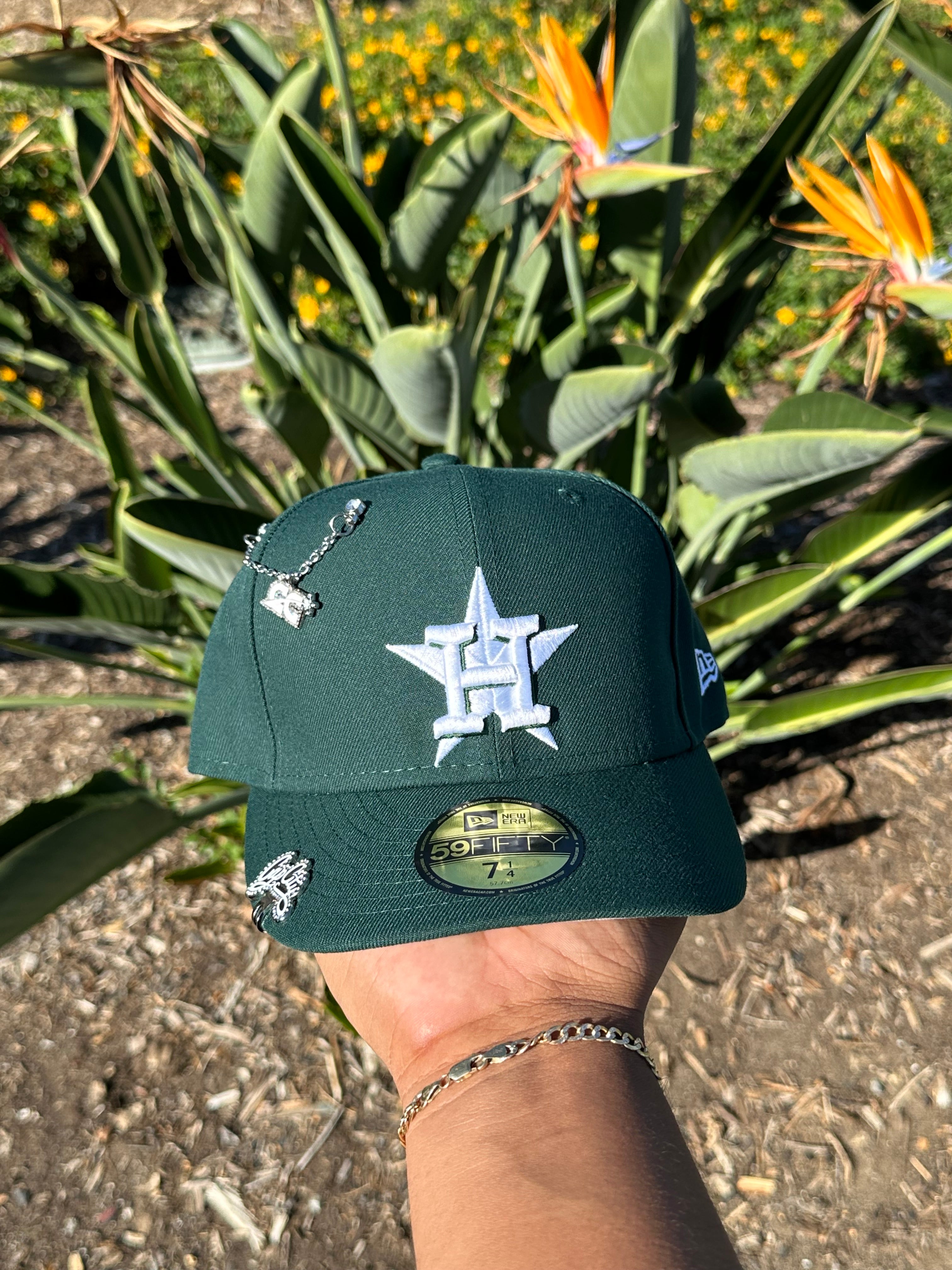 NEW ERA EXCLUSIVE NEW ERA 59FIFTY DARK GREEN HOUSTON ASTROS