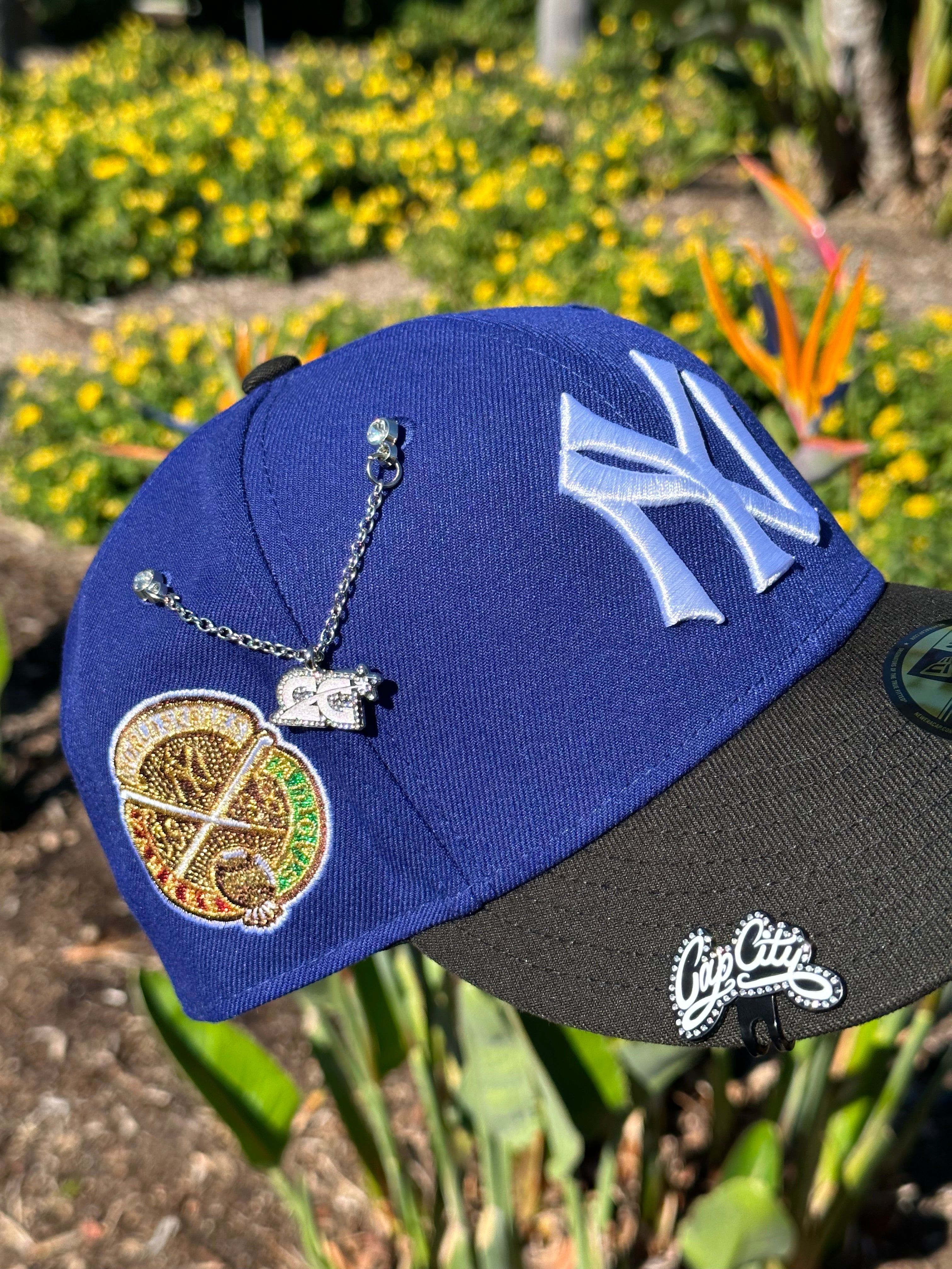 NEW ERA EXCLUSIVE 59FIFTY BLUE/BLACK NEW YORK YANKEES W/ 1938 YANKEE STADIUM SIDE PATCH
