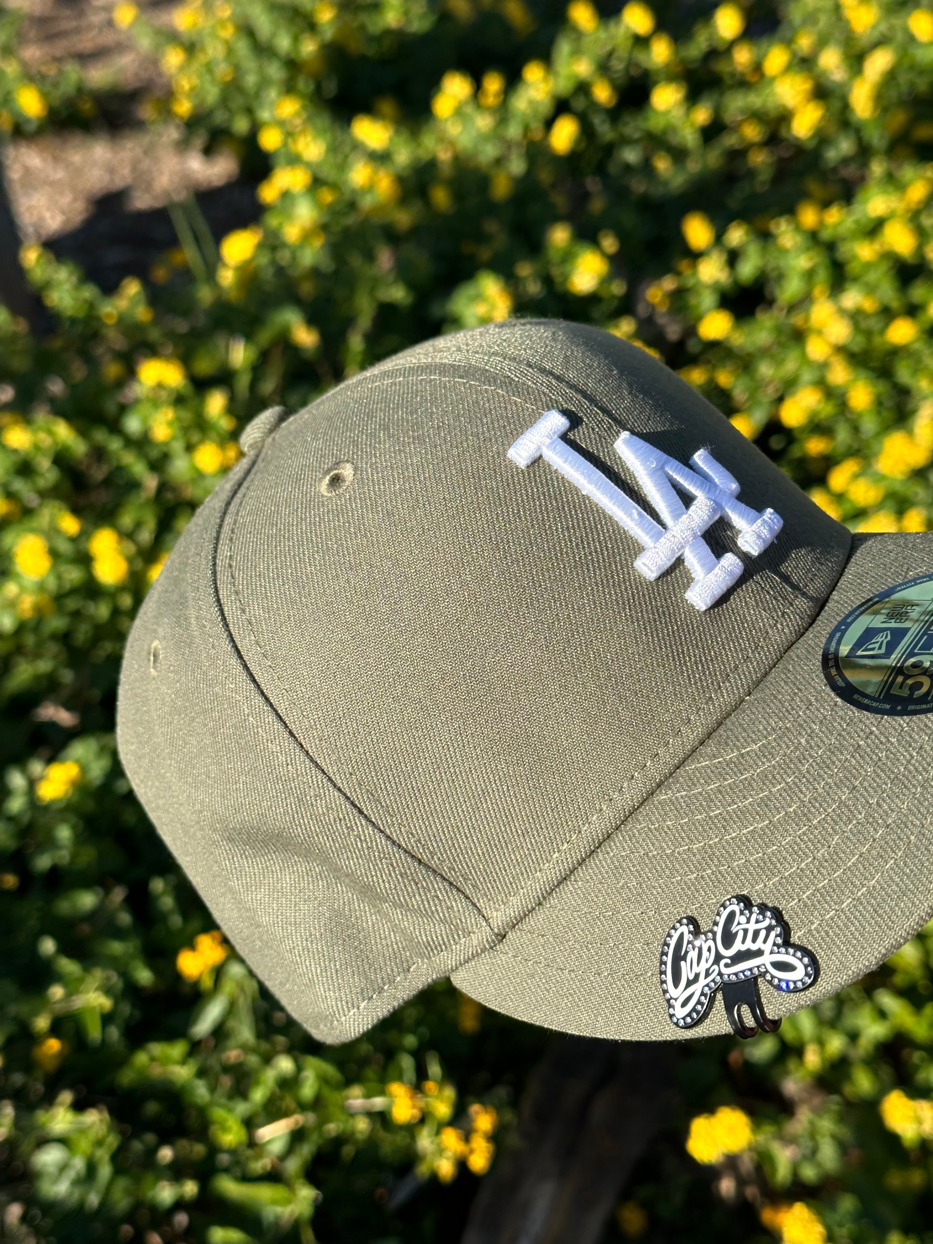NEW ERA EXCLUSIVO 59FIFTY OLIVE LOS ANGELES DODGERS