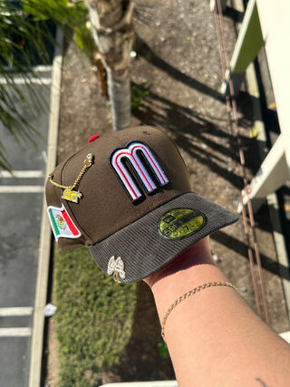 NEW ERA EXCLUSIVE 59FIFTY MOCHA/CORDUROY MEXICO TWO TONE (RED UV)