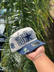 NEW ERA EXCLUSIVE 9FIFTY CHROME/NAVY DALLAS COWBOYS