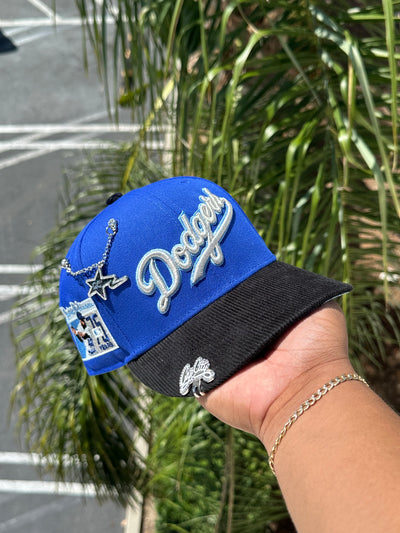 NEW ERA EXCLUSIVE 59FIFTY BLUE/CORDUROY LOS ANGELES DODGERS SCRIPT W/