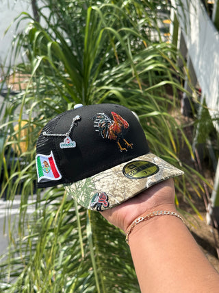 NEW ERA EXCLUSIVE 59FIFTY BLACK/REALTREE MEXICO