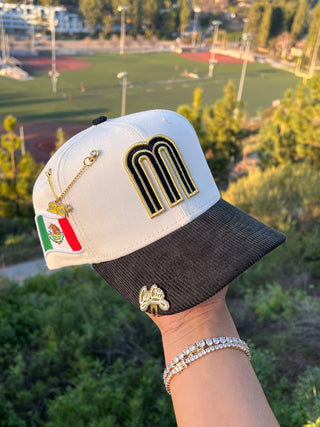 NEW ERA EXCLUSIVE 59FIFTY CHROME WHITE/CORDUROY MEXICO TWO TONE (GREY UV)