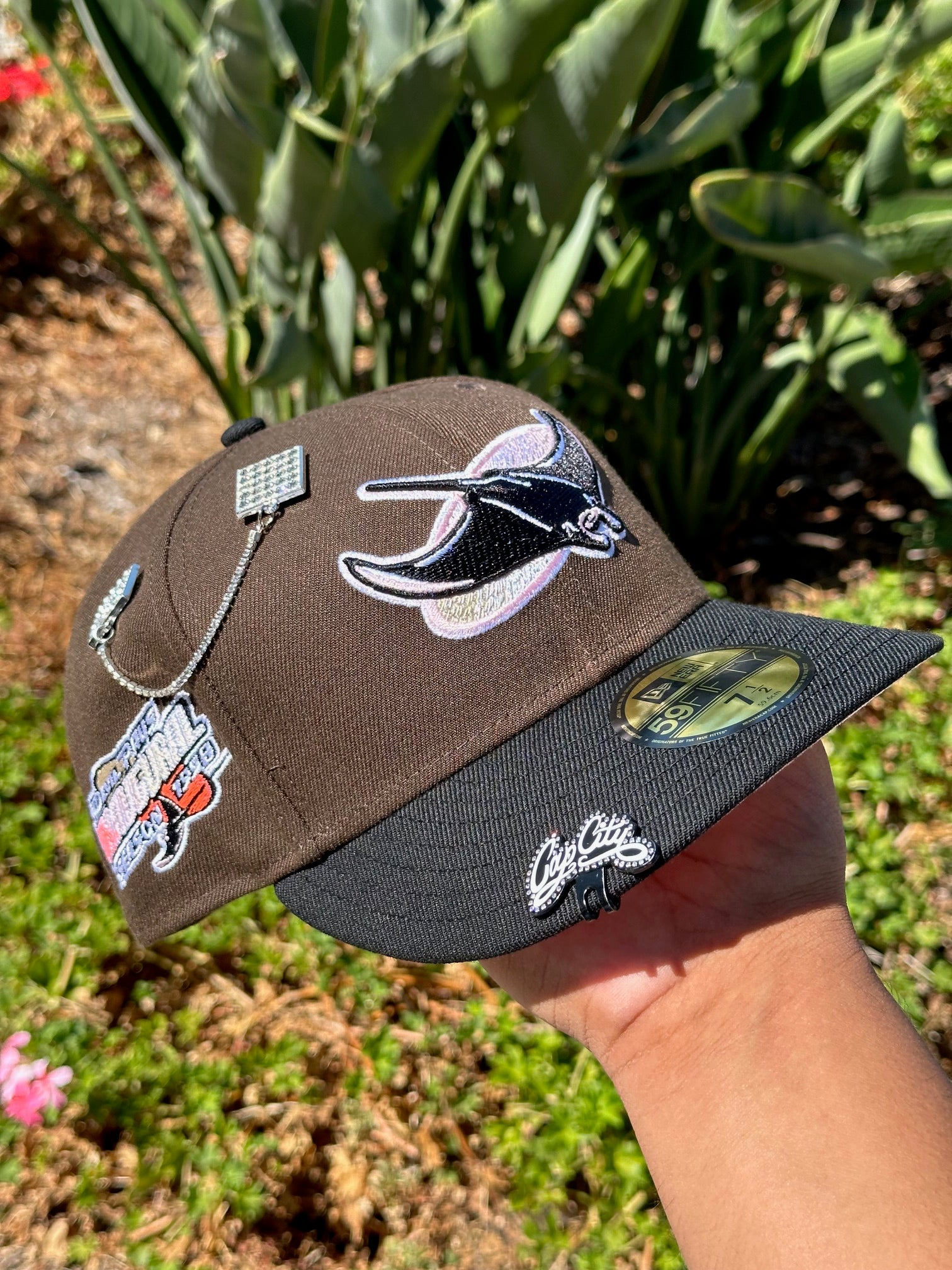 EXCLUSIVO NEW ERA 59FIFTY CERRADA RED TAMPA BAY RAYS CON PARCHE DEL 10.º ANIVERSARIO