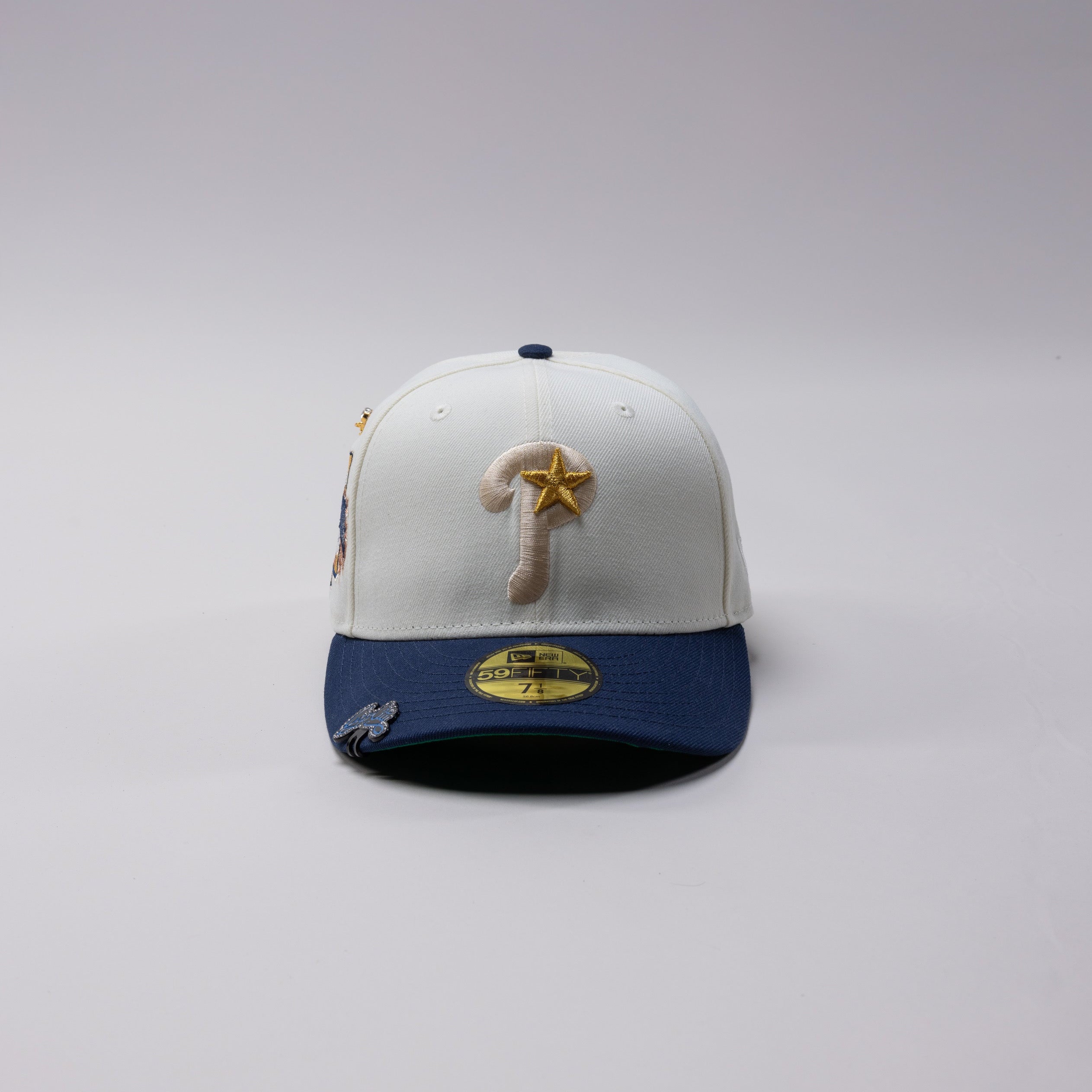 NEW ERA EXCLUSIVO 59FIFTY CHROME BLANCO/AZUL PHILADELPHIA PHILLIES CON PARCHE ALL STAR GAME 1996