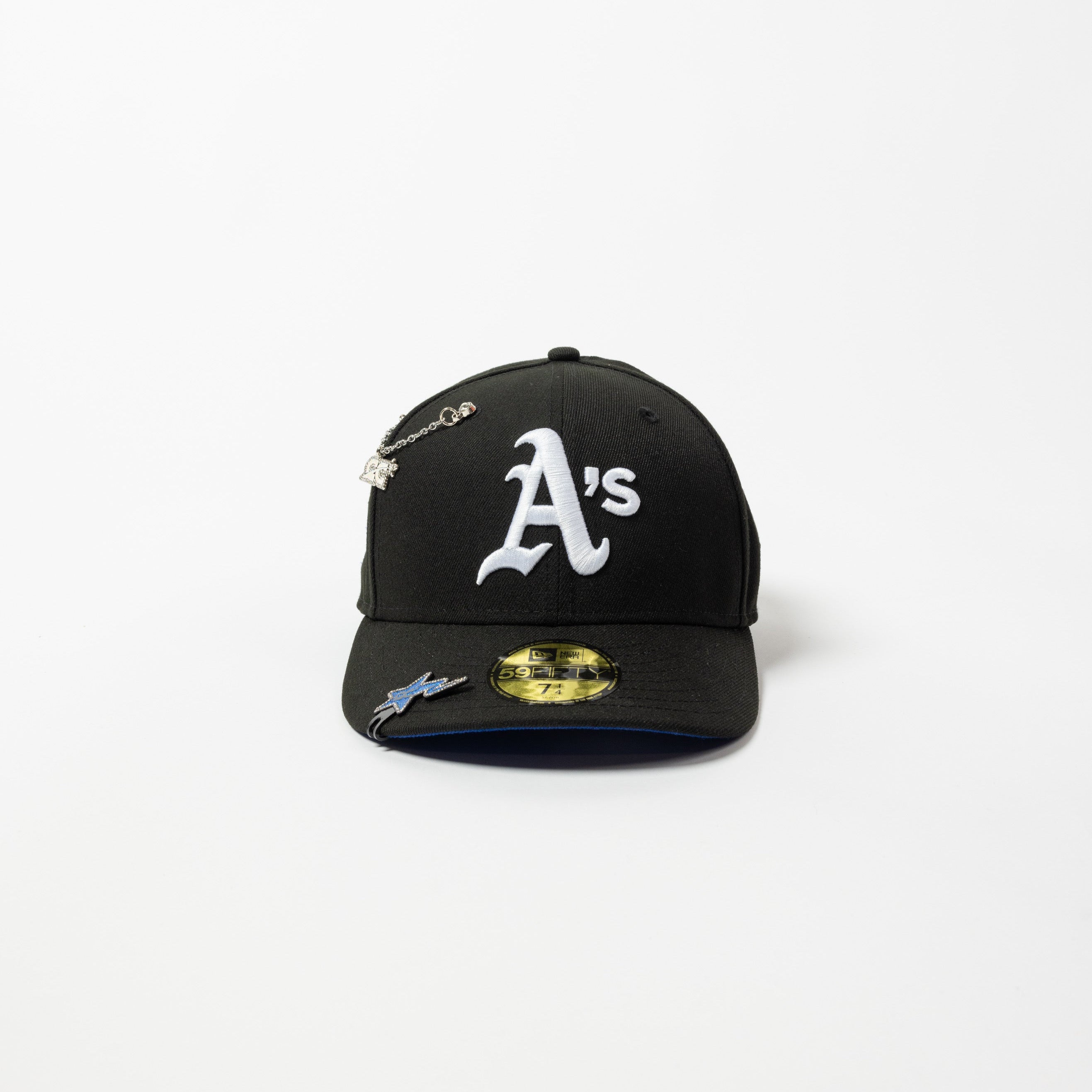 NEW ERA EXCLUSIVE 59FIFTY BLACK OAKLAND ATHLETICS W/ 1989 WORLD SERIES SIDE PATCH