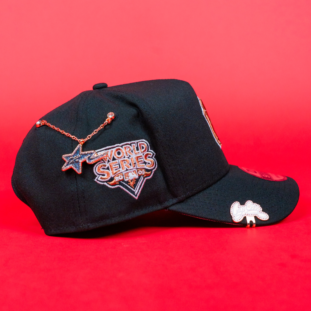 NEW ERA 9FIFTY A-FRAME BLACK NEW YORK YANKEES SNAPBACK W/ 2006 WORLD SERIES SIDE PATCH