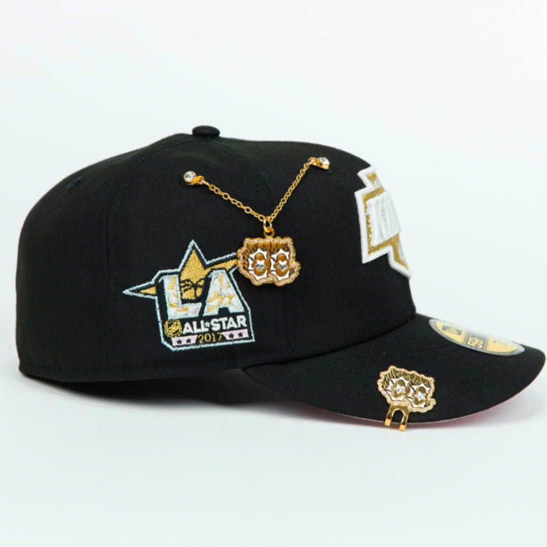 NEW ERA EXCLUSIVE 59FIFTY BLACK LOS ANGELES KINGS W/ ALL STAR GAME SIDE PATCH