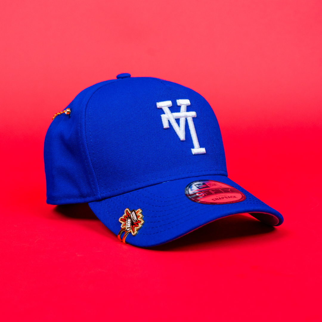 NEW ERA 9FIFTY A-FRAME BLUE UPSIDE DOWN LOS ANGELES DODGERS SNAPBACK
