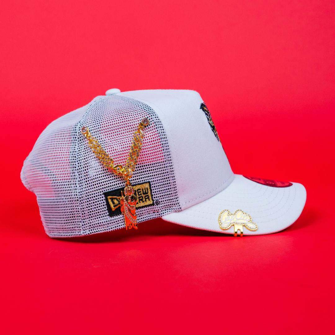 NEW ERA 9FIFTY A-FRAME WHITE "EL GALLO" MESHBACK W/ NEW ERA SIDE PATCH