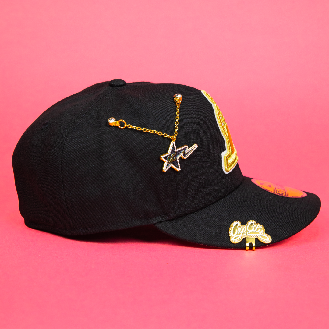 NEW ERA EXCLUSIVE 59FIFTY BLACK LOS ANGELES LAKERS