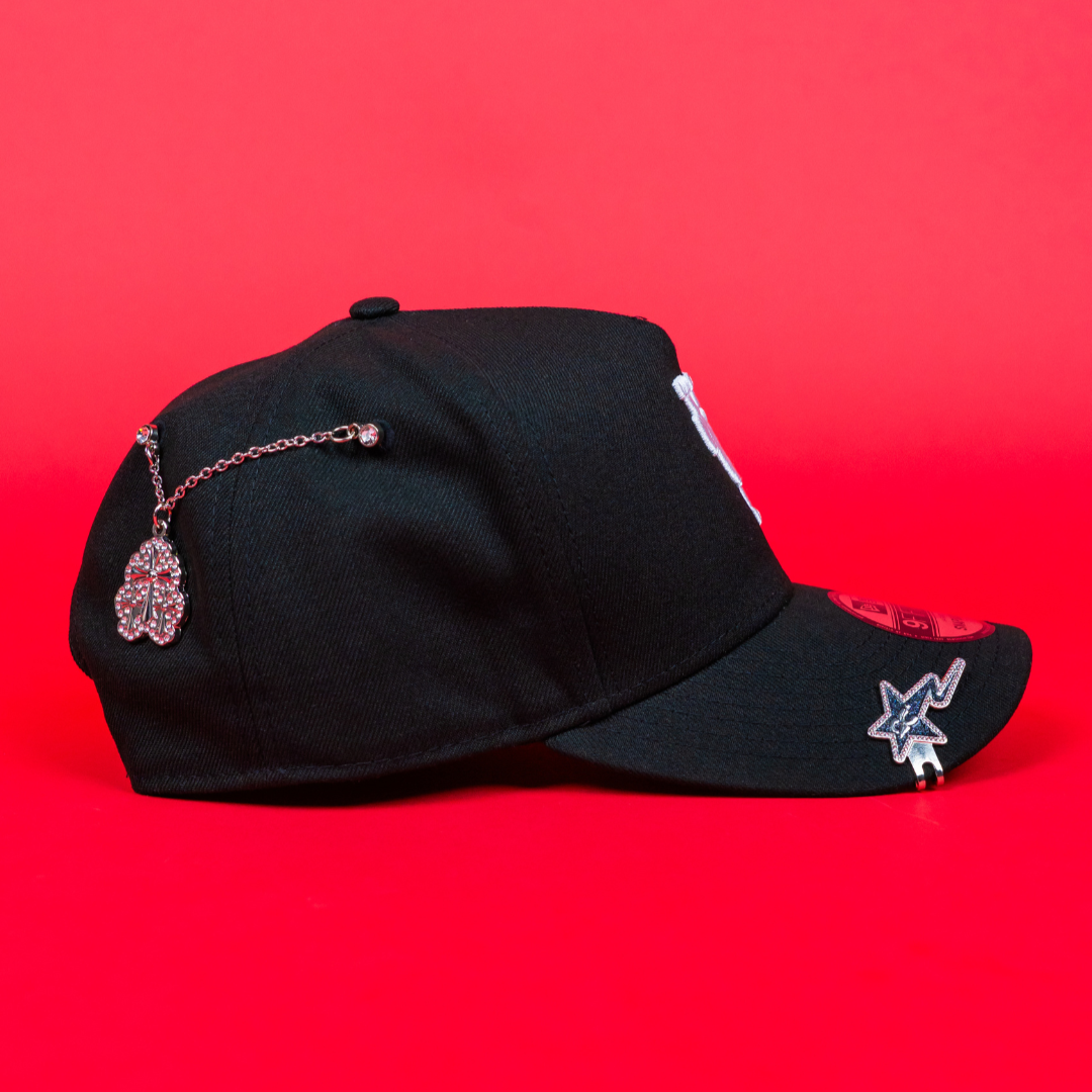 NEW ERA 9FIFTY A-FRAME BLACK UPSIDE DOWN LOS ANGELES DODGERS SNAPBACK