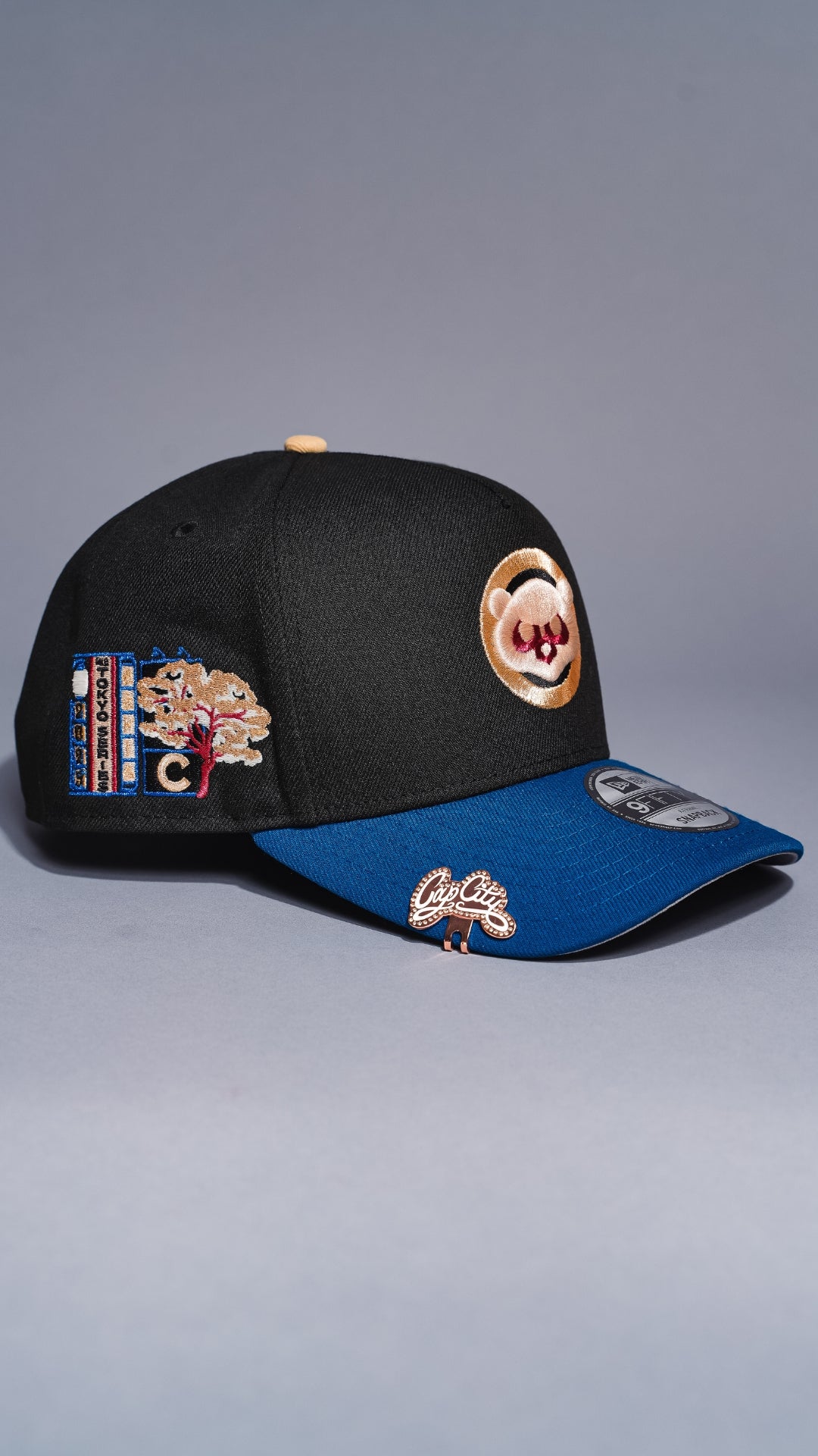 New Era 9FIFTY A-FRAME Black/Blue Chicago Cubs Snapback W/ Tokyo Serie