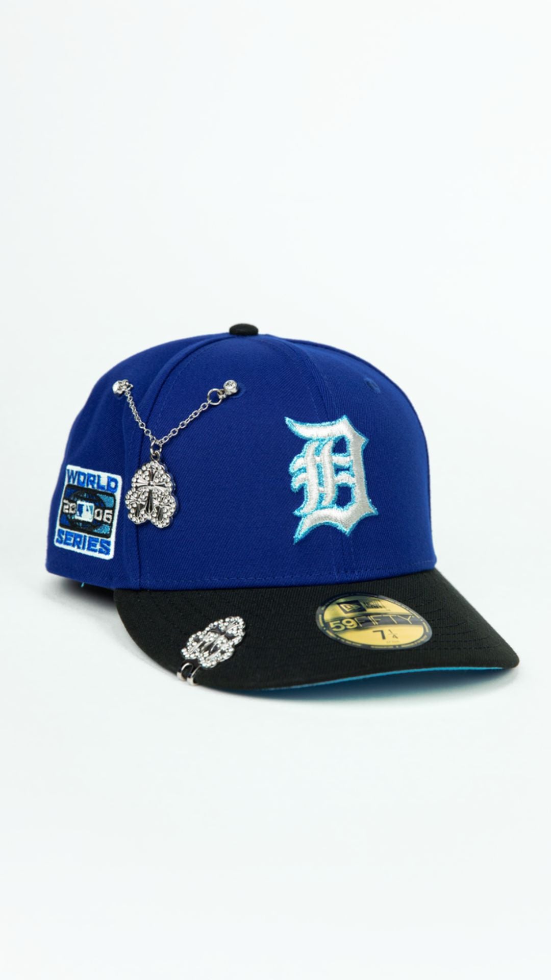 NEW ERA EXCLUSIVE 59FIFTY NAVY NEW YORK YANKEES "BLOOMING EDITION" (GREY UV) MUY LIMITADO *BLIP GRATIS INCLUIDO