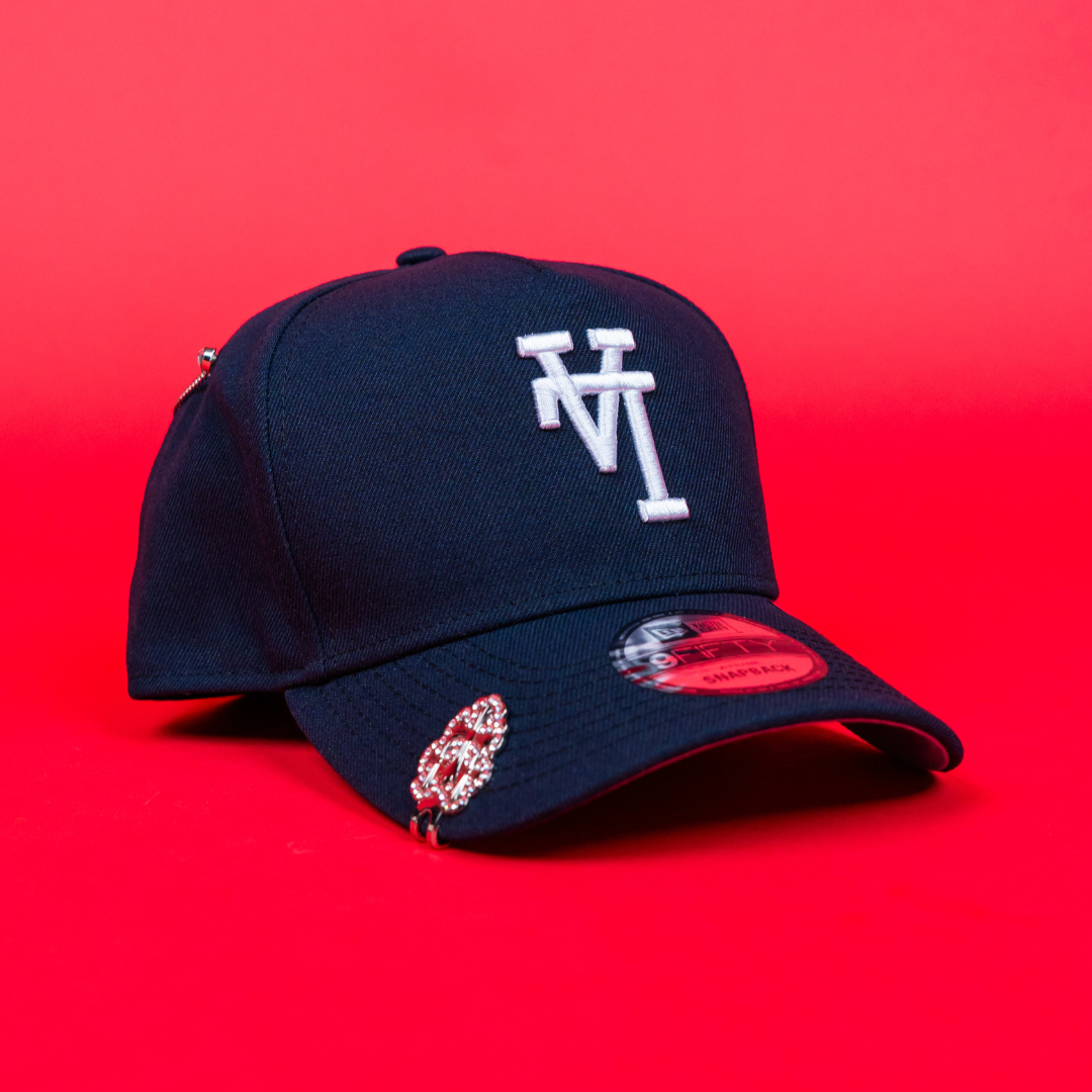 NEW ERA 9FIFTY A-FRAME NAVY UPSIDE DOWN LOS ANGELES DODGERS SNAPBACK