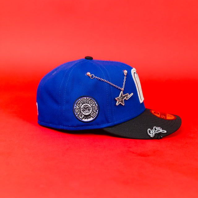 NEW ERA EXCLUSIVE 59FIFTY DARK BLUE/ BLACK MEXICO 2025 WORLD BASEBALL CLASSIC W/ MEXICO FLAG SIDE PATCH