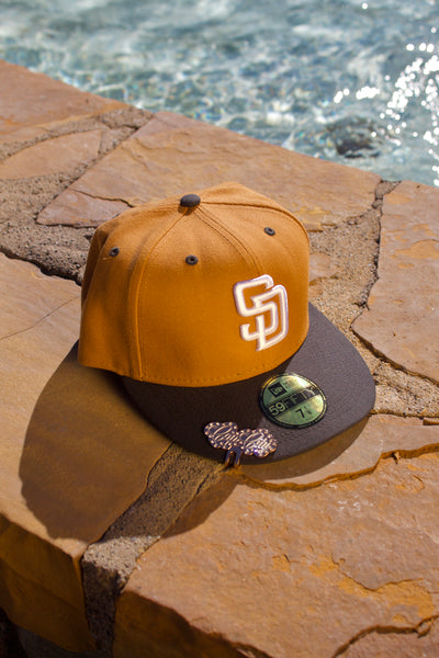 NEW ERA EXCLUSIVE 59FIFTY TAN/GREY SAN DIEGO PADRES 2TONE COLOR PACK (GREY UV)