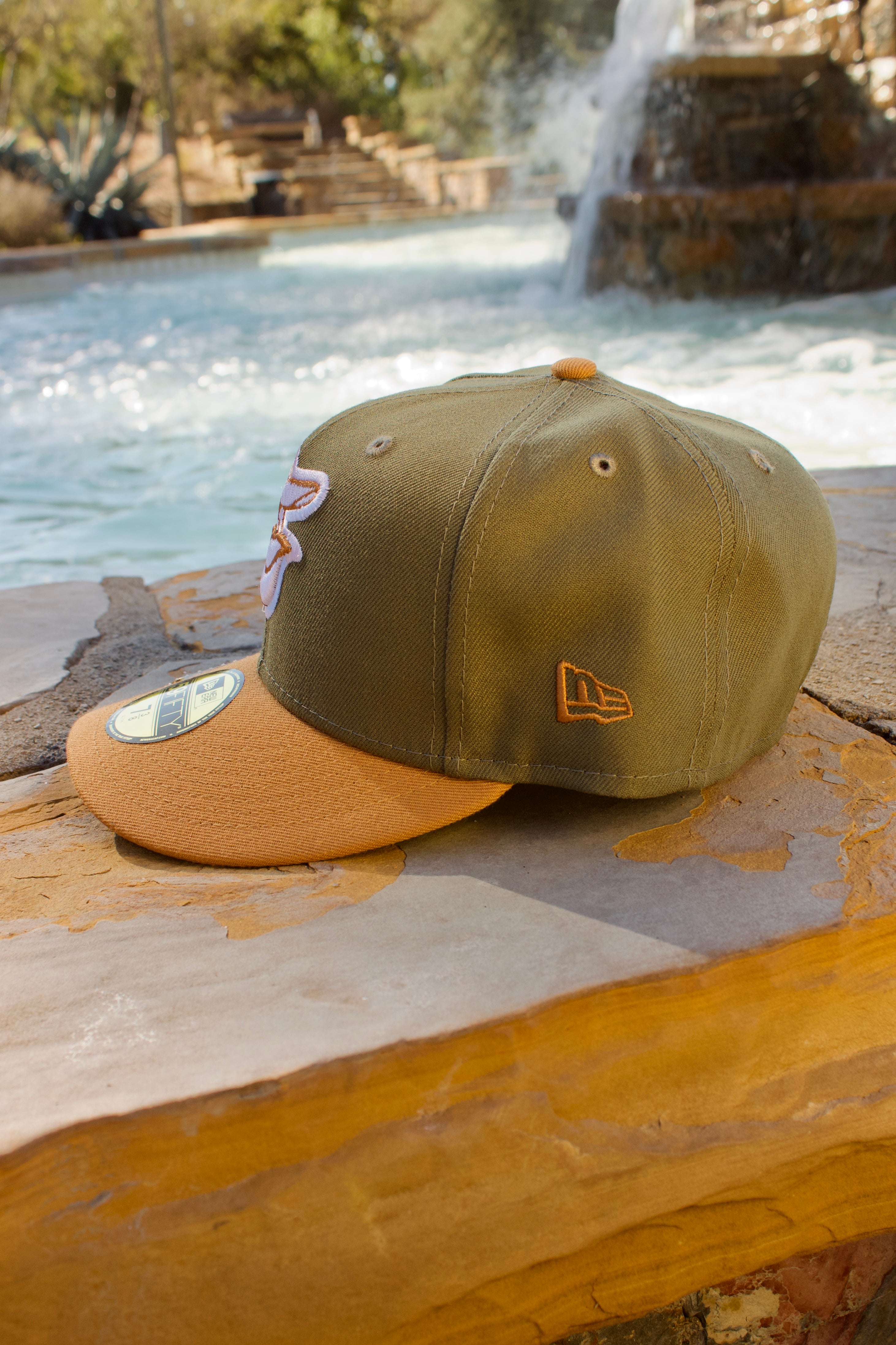 NEW ERA EXCLUSIVE 59FIFTY OLIVE/KHAKI BALTIMORE ORIOLES 2TONE COLOR PACK