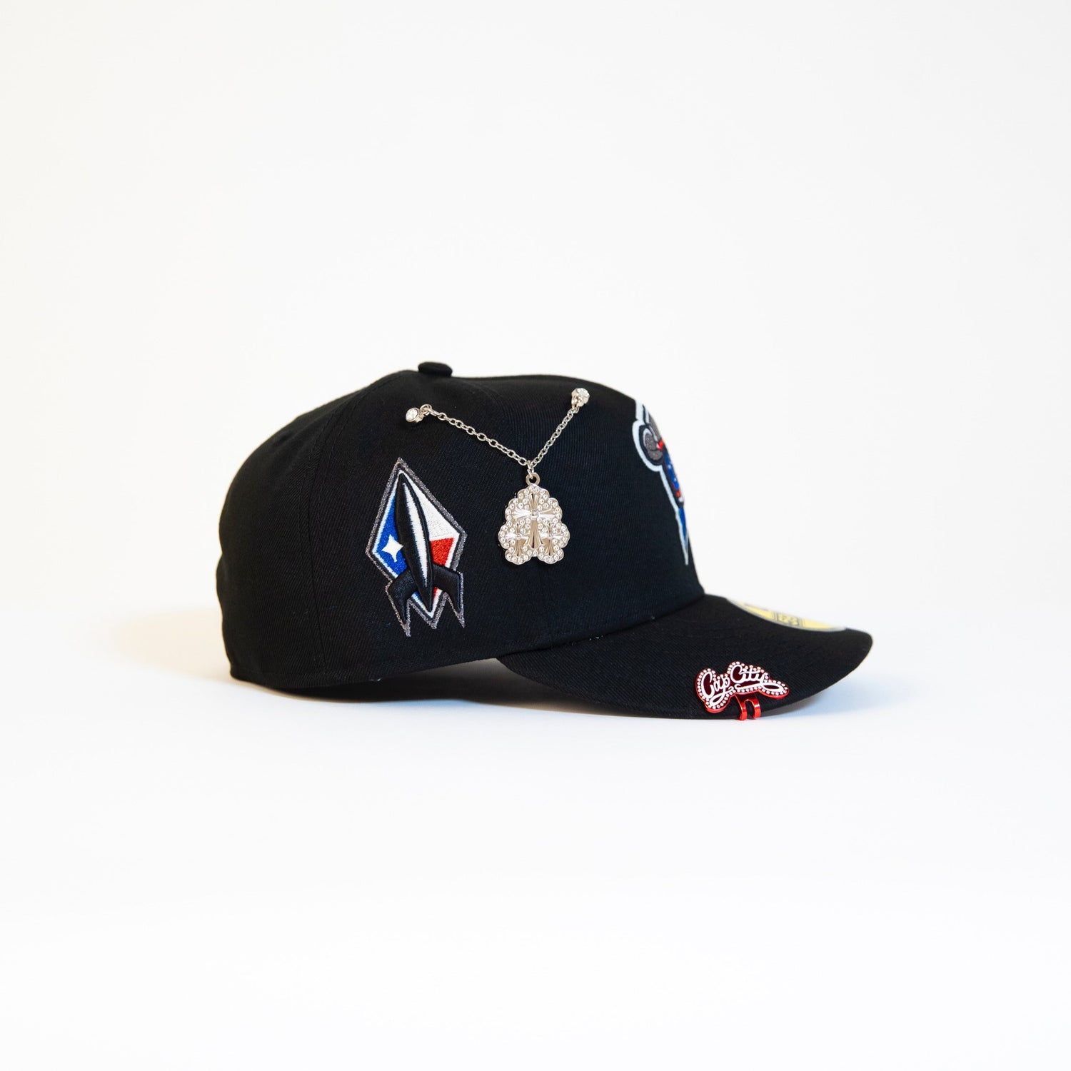 NEW ERA EXCLUSIVE 59FIFTY BLACK "SPACE ISLAND COWBOYS" W/ SIDE PATCH