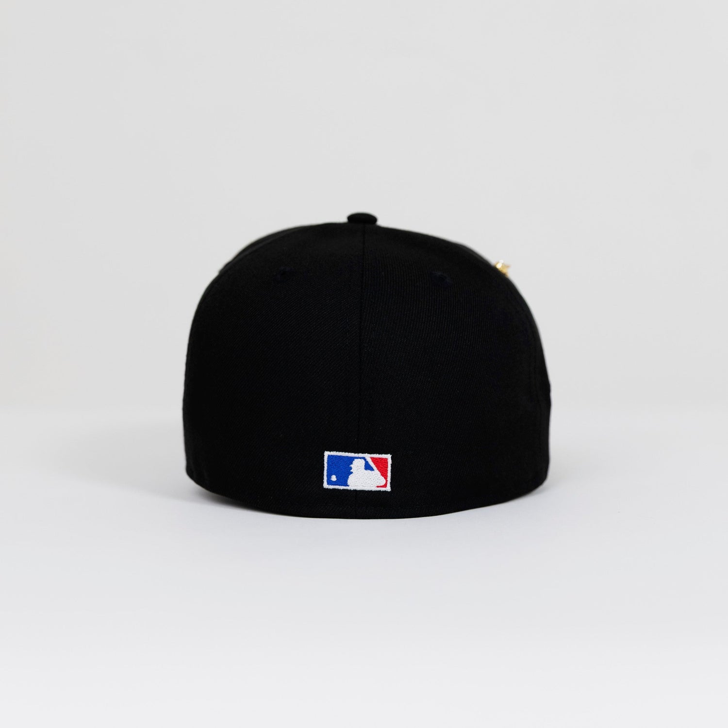 NEW ERA EXCLUSIVE 59FIFTY BLACK BALTIMORE ORIOLES W/ 25TH ANNIVERSARY SIDE PATCH