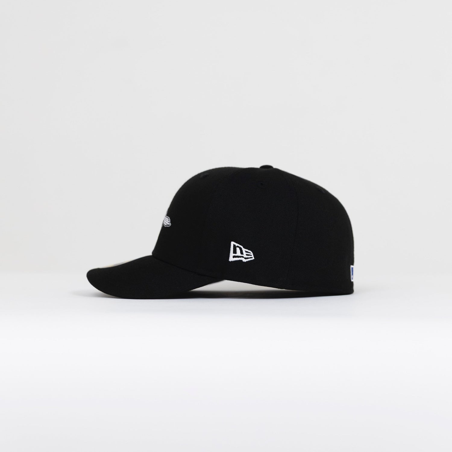 NEW ERA EXCLUSIVE 59FIFTY BLACK BALTIMORE ORIOLES W/ 25TH ANNIVERSARY SIDE PATCH