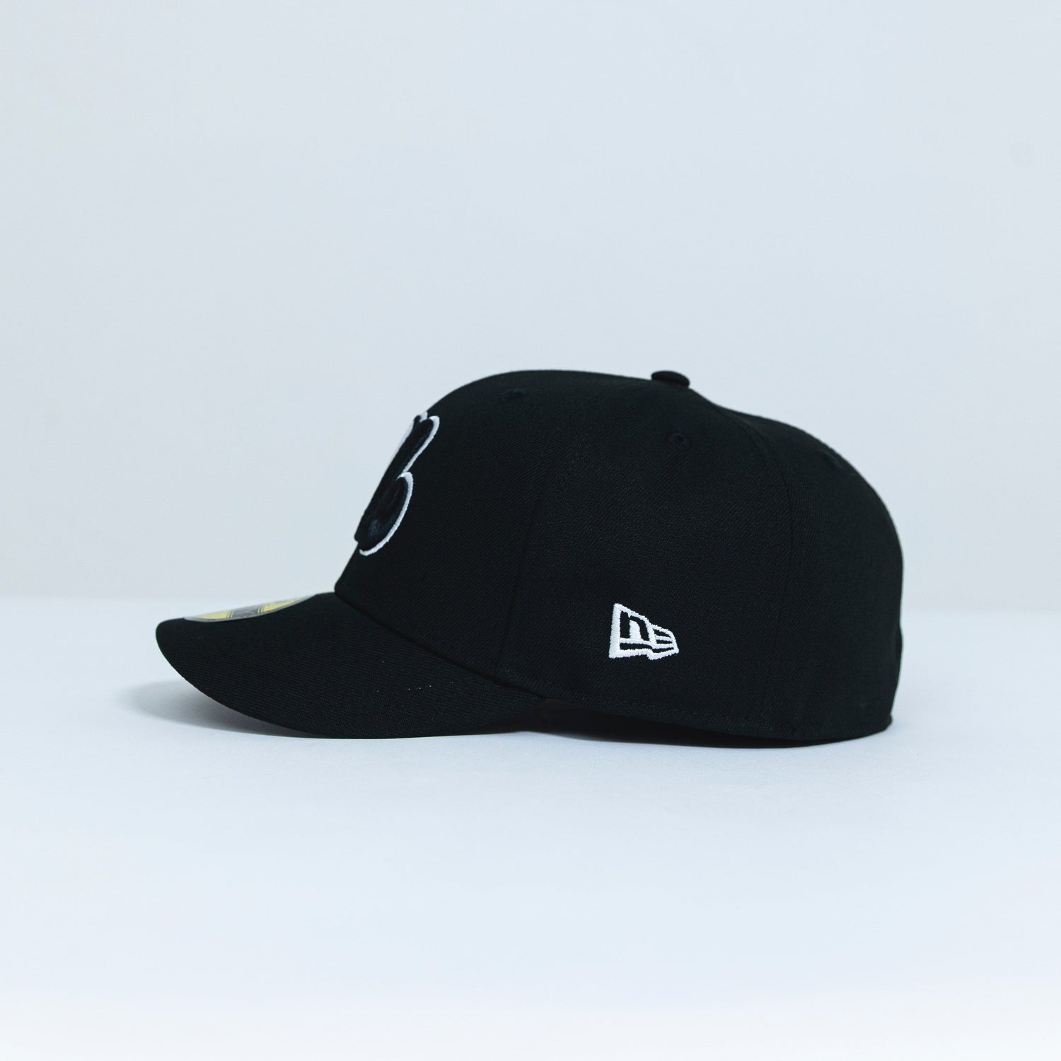 NEW ERA EXCLUSIVE 59FIFTY BLACK MONTREAL EXPOS W/ 25TH ANNIVERSARY SIDE PATCH