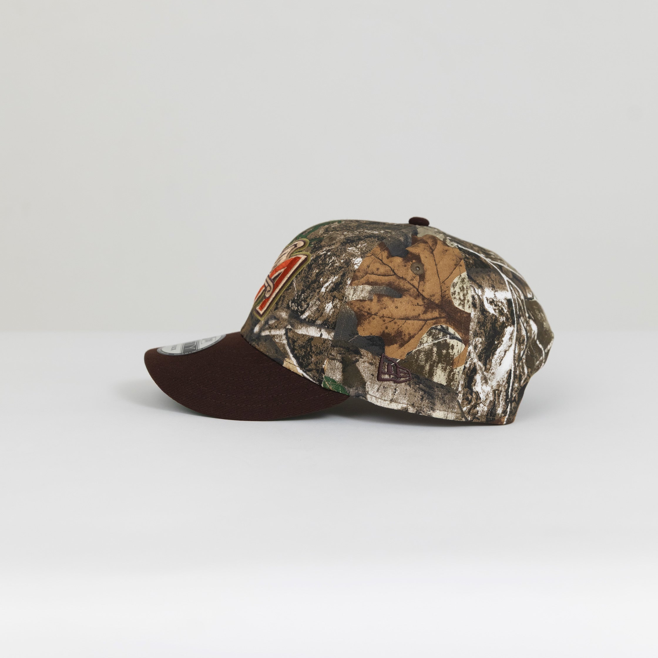 NEW ERA EXCLUSIVE 9FIFTY REALTREE ANAHEIM ANGELS SNAPBACK W/ 40TH ANNIVERSARY SIDE PATCH