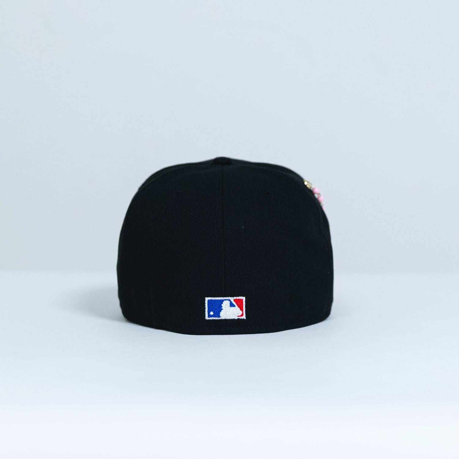 NEW ERA EXCLUSIVE 59FIFTY BLACK SAN DIEGO PADRES W/ 40TH ANNIVERSARY SIDE PATCH