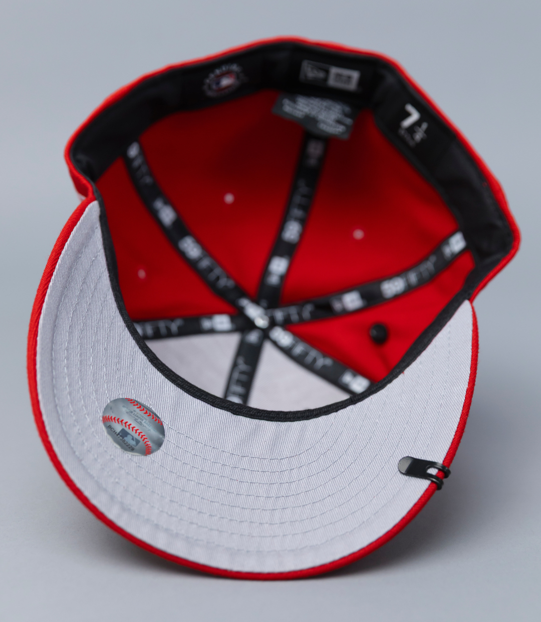 NEW ERA EXCLUSIVE 59FIFTY RED TORONTO BLUEJAYS W/ 1991 ALL STAR GAME SIDE PATCH