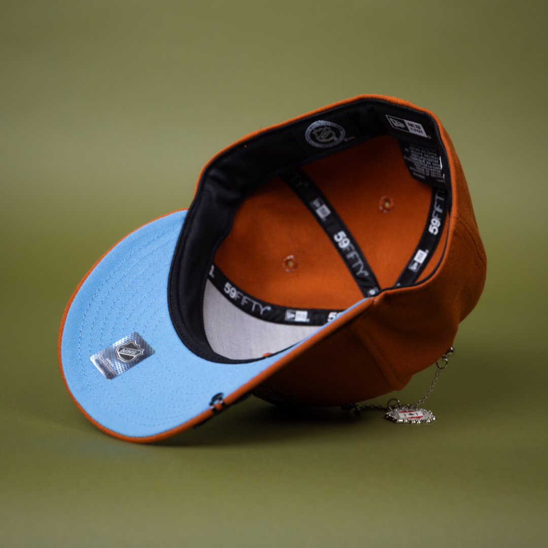 NEW ERA EXCLUSIVE 59FIFTY RUST CHICAGO BLACKHAWKS