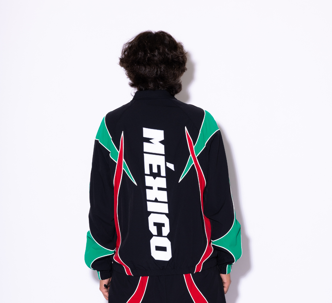 CAP CITY BLACK/GREEN MEXICO TRACK JACKET