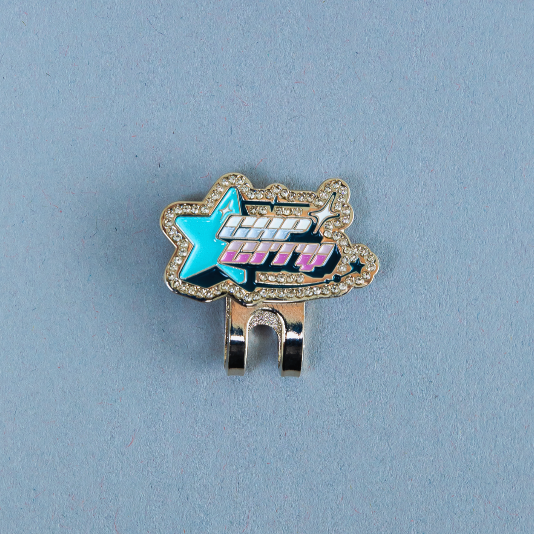 *NEW SILVER "CAP CITY" SHOOTING STAR BLIP W/ RHINESTONES VERY LIMITED