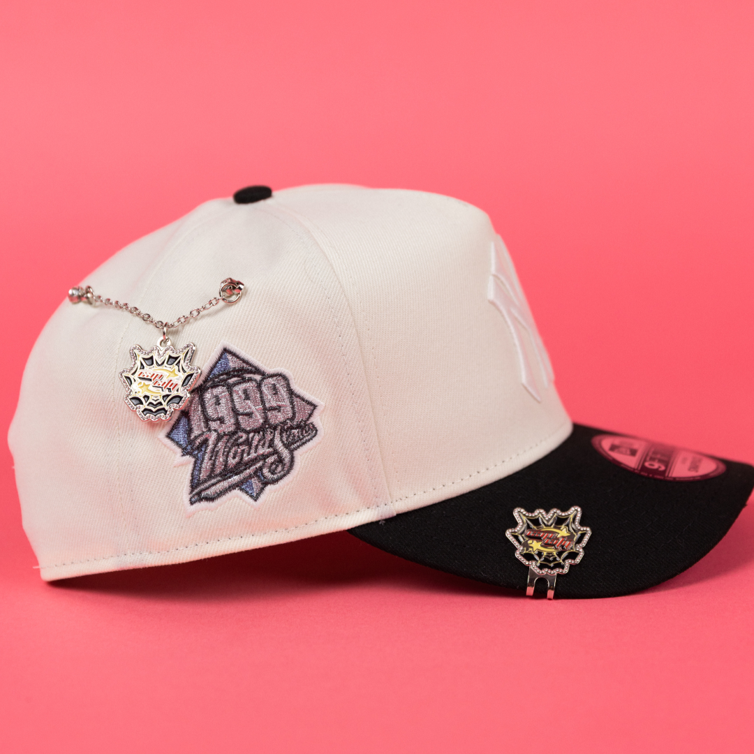 NEW ERA 9FIFTY A-FRAME CHROME/ BLACK NEW YORK YANKEES SNAPBACK W/ SIDE PATCH