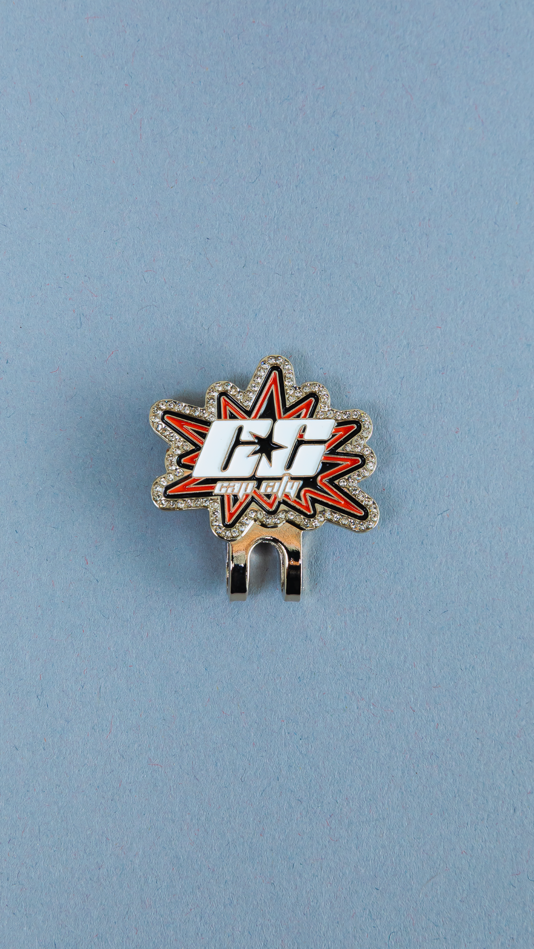 *NEW SILVER "CAP CITY" EXPLOSION BLIP W/ RHINESTONES VERY LIMITED