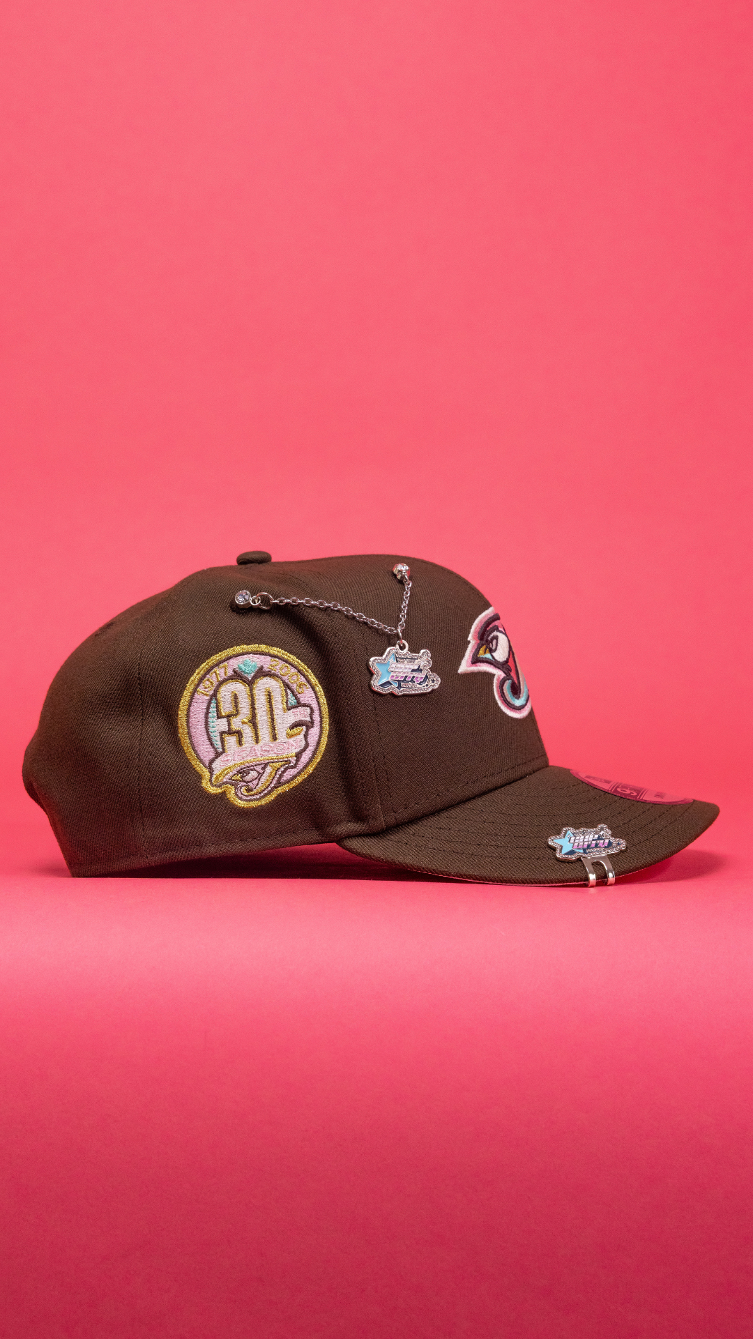 New Era Exclusive 9Fifty Brown Toronto Blue Jays Snapback W/ 30th Season Side Patch